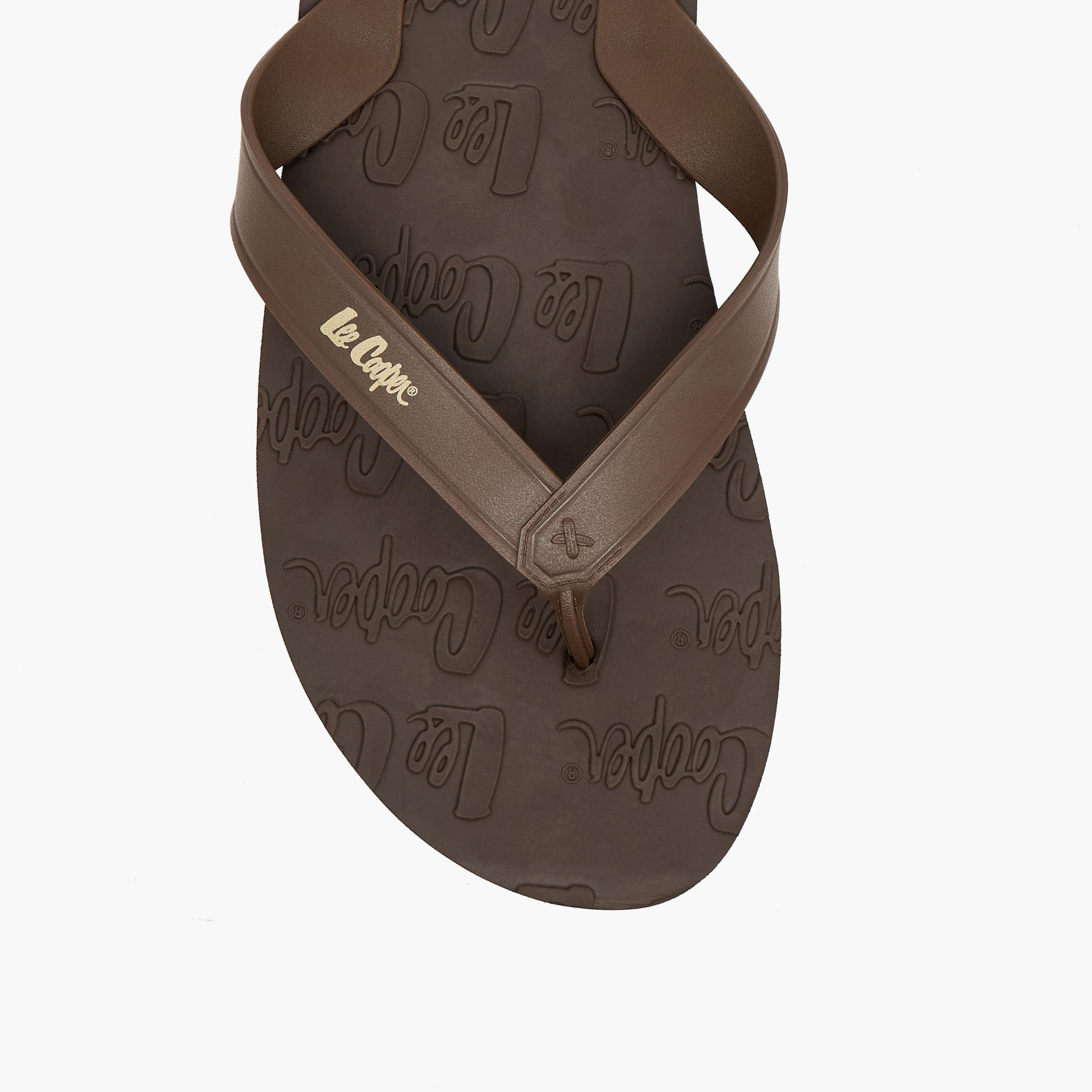 Lee Cooper Men Logo Embossed Flip Flops-men-shoes-flipflopsandslides-image-3