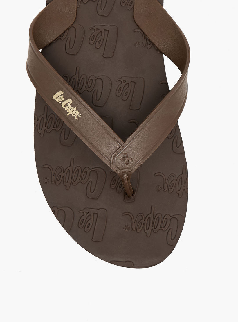 Lee Cooper Men Logo Embossed Flip Flops-men-shoes-flipflopsandslides-image-3