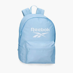 شنطة ظهر مدرسية بأحزمة قابلة للتعديل وسحاب إغلاق وطبعات شعار من ريبوك - 38x19x43 سم-school-bagsandbackpacks-image-1