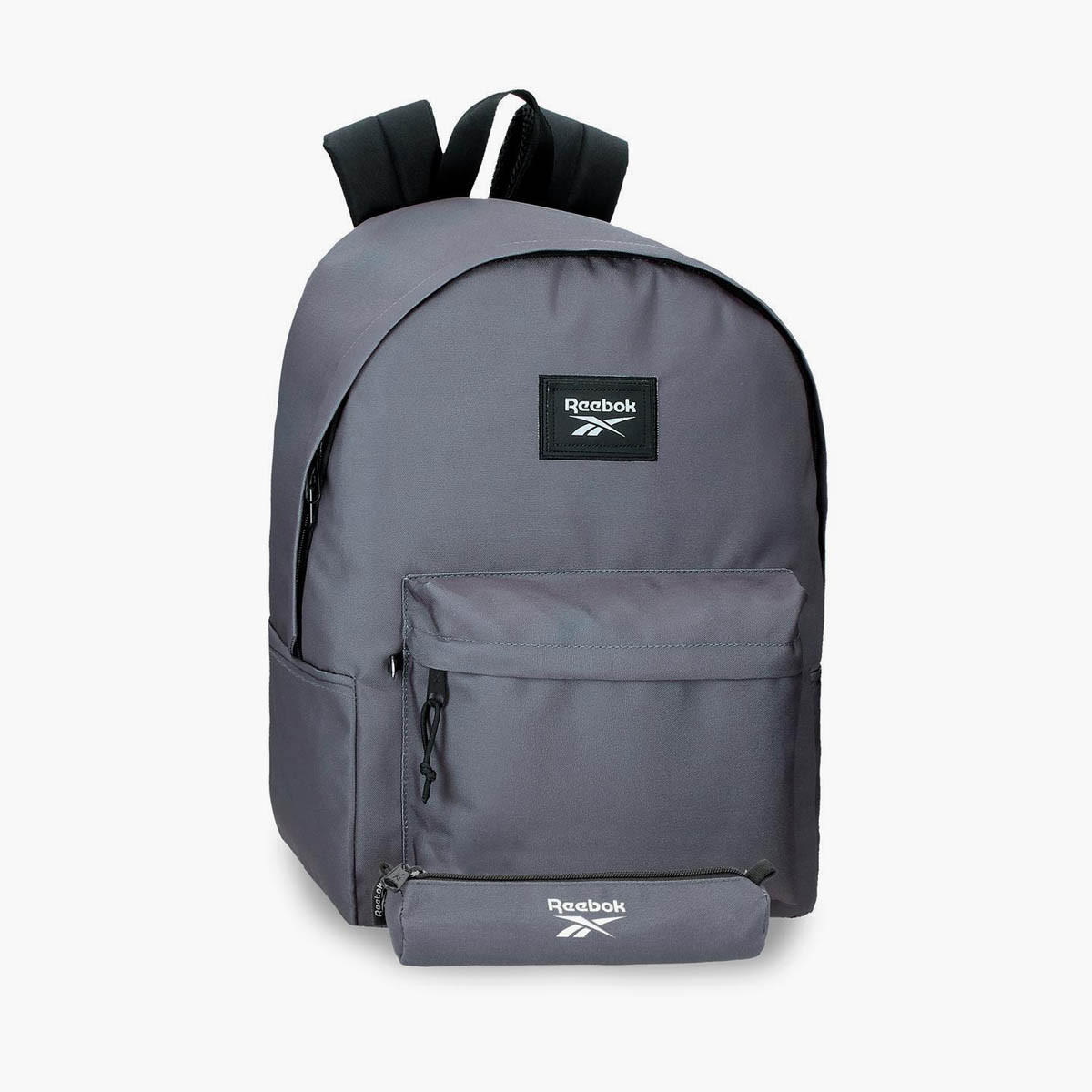 Reebok Logo Print School Backpack with Adjustable Straps and Zip Closure - 38x19x43 cm-boys-accessories-bagsandbackpacks-image-1