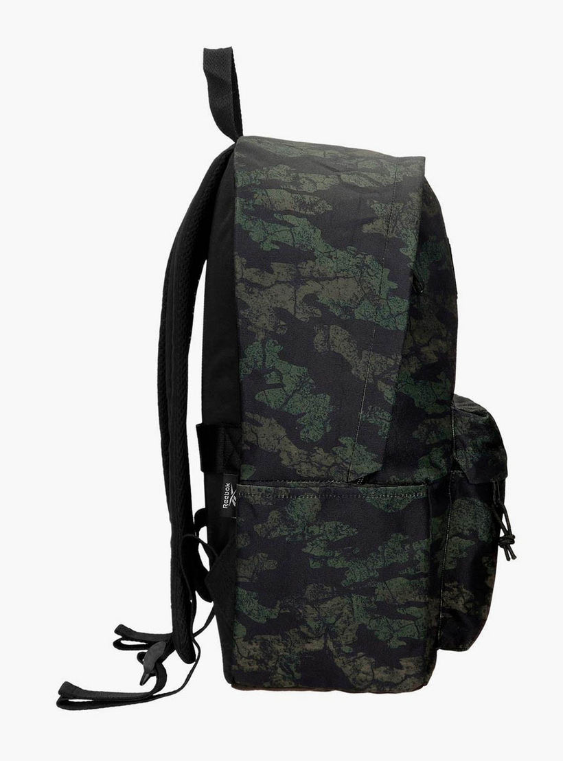 Reebok Logo Print School Backpack with Adjustable Straps and Zip Closure - 38x19x43 cm-boys-accessories-bagsandbackpacks-image-2