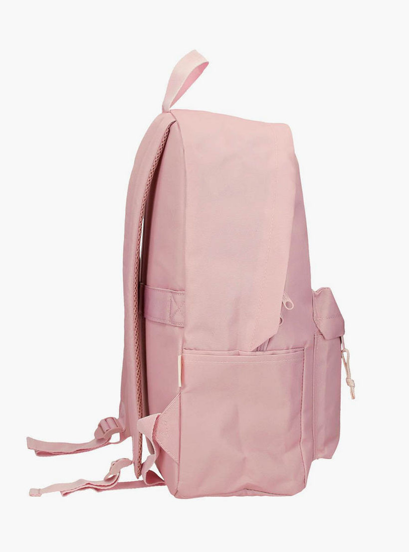 Reebok Logo Print School Backpack with Adjustable Straps and Zip Closure-school-bagsandbackpacks-backpacks-image-2