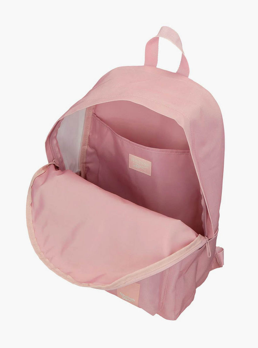 Reebok Logo Print School Backpack with Adjustable Straps and Zip Closure-school-bagsandbackpacks-backpacks-image-5