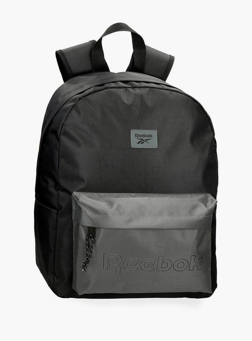 Reebok Logo Print School Backpack with Adjustable Straps and Zip Closure - 38x19x43 cm-boys-accessories-bagsandbackpacks-image-1