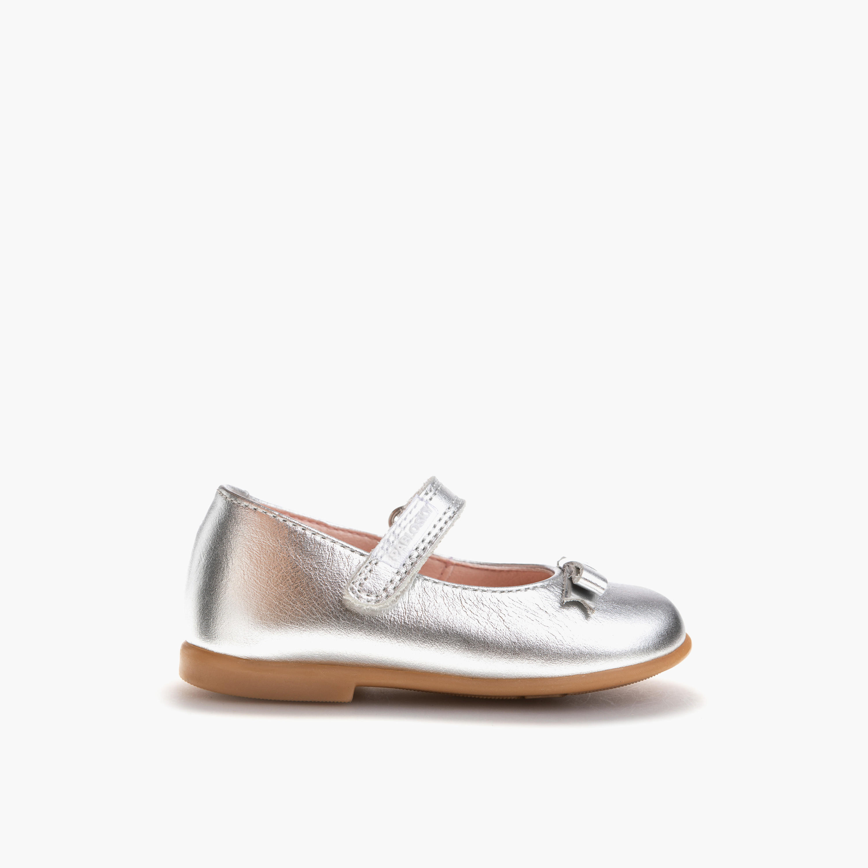 حذاء ماري جين بفيونكة وشريط إغلاق لاصق للبنات من بابلوسكي-girls-shoes-maryjanes-image-2