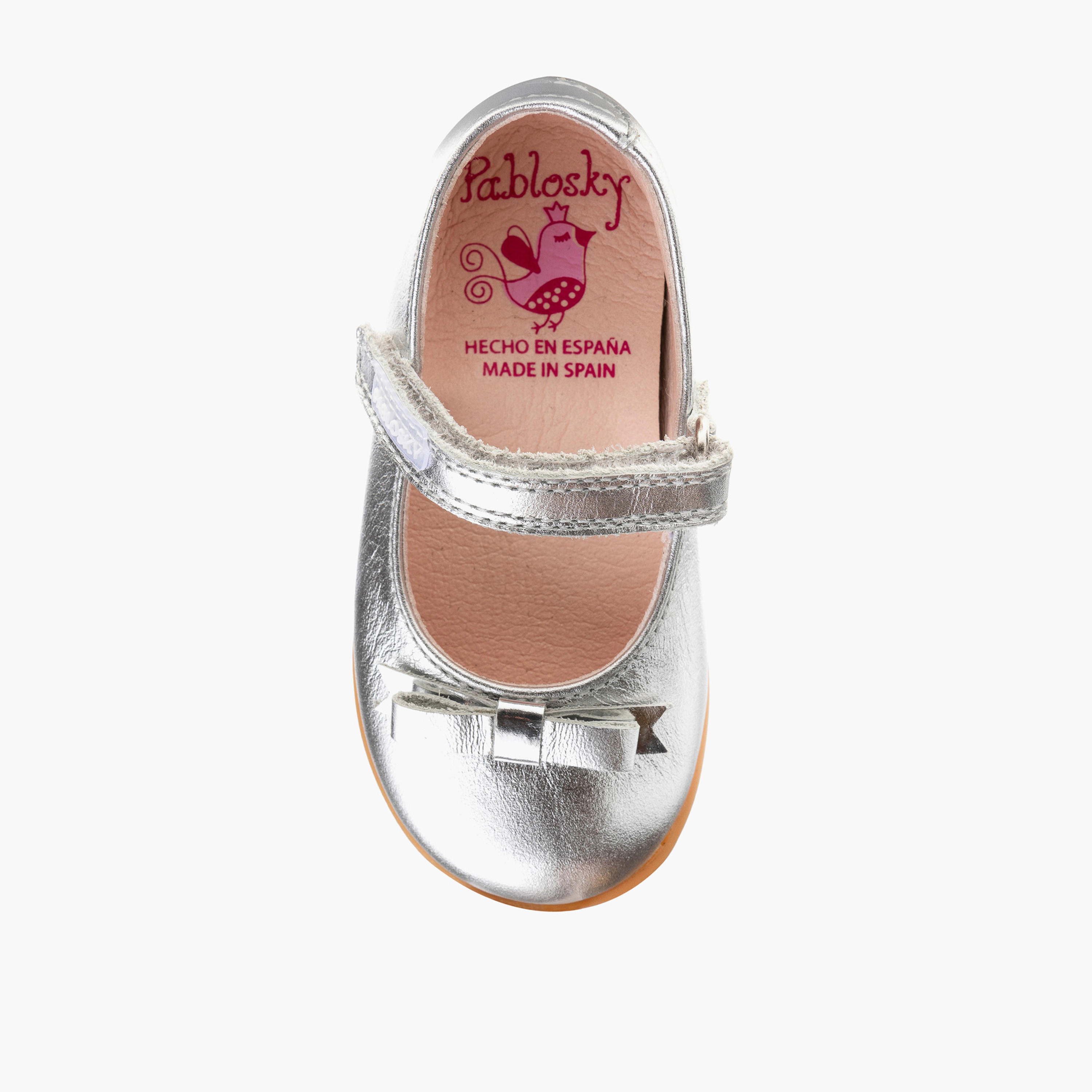حذاء ماري جين بفيونكة وشريط إغلاق لاصق للبنات من بابلوسكي-girls-shoes-maryjanes-image-4