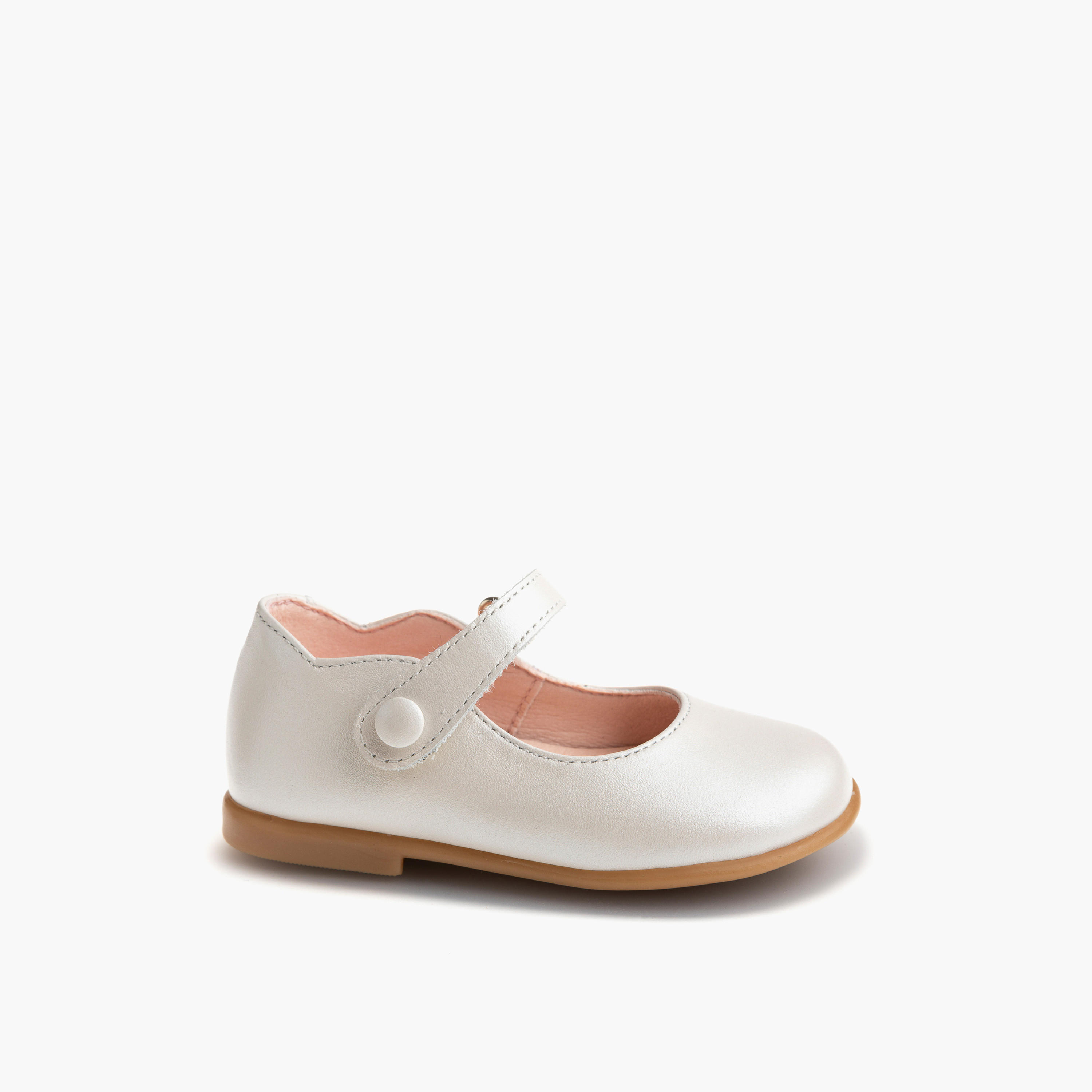 Pablosky Girls' Solid Mary Jane Shoes with Hook and Loop Closure-girls-shoes-maryjanes-image-1
