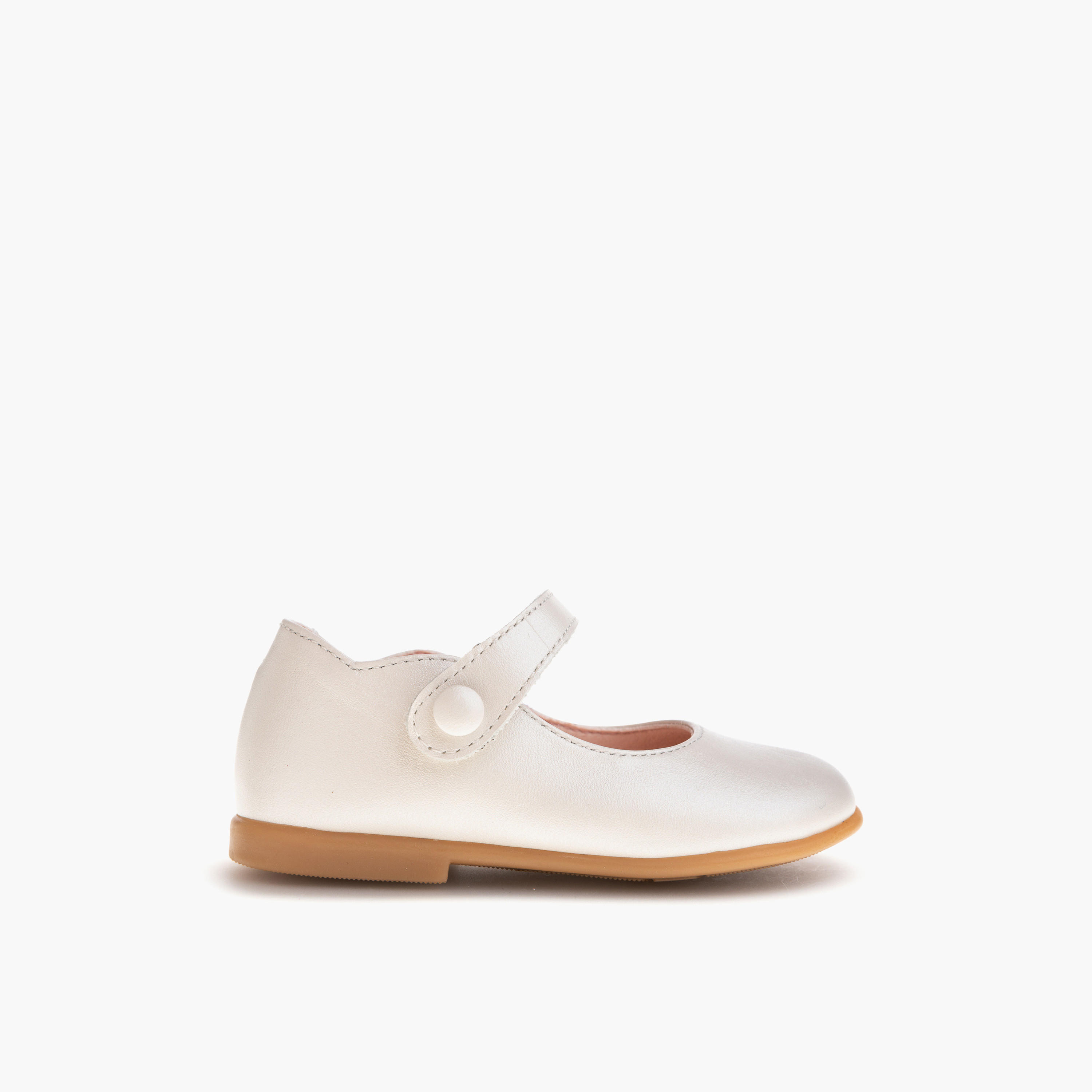 Pablosky Girls' Solid Mary Jane Shoes with Hook and Loop Closure-girls-shoes-maryjanes-image-2