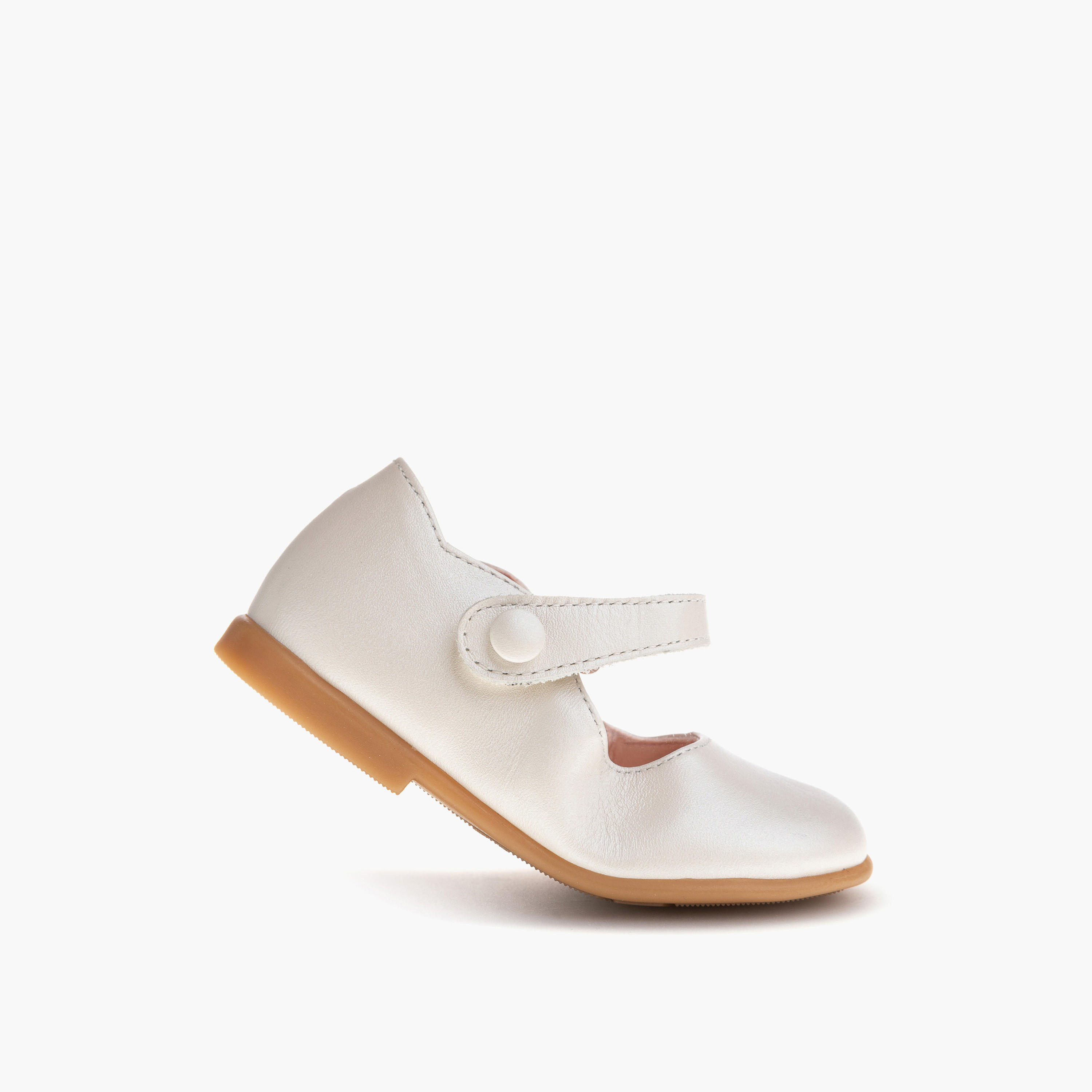 Pablosky Girls' Solid Mary Jane Shoes with Hook and Loop Closure-girls-shoes-maryjanes-image-5