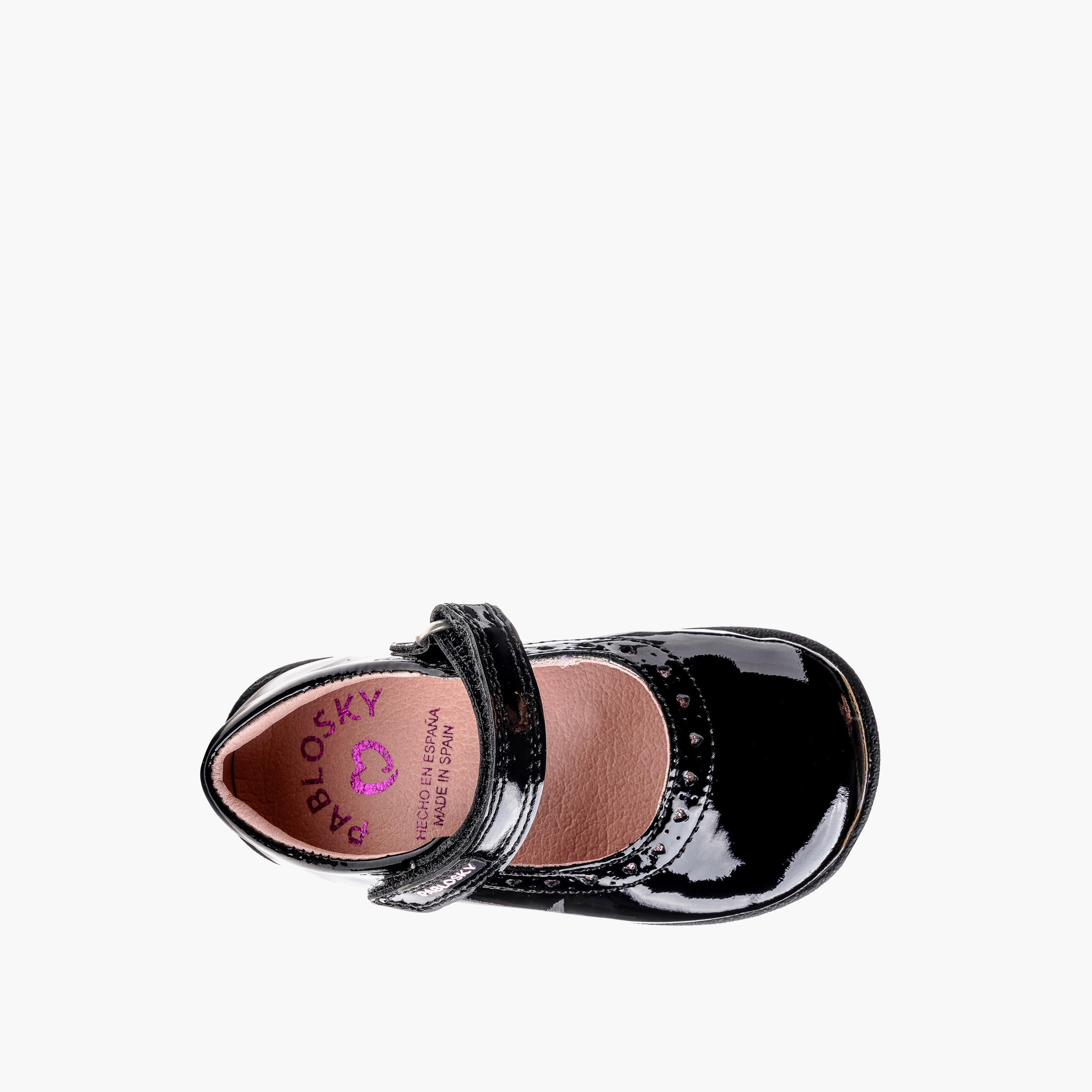 حذاء ماري جين مدرسي بشريط إغلاق لاصق للبنات من بابلوسكي - 59119-girls-shoes-maryjanes-image-4