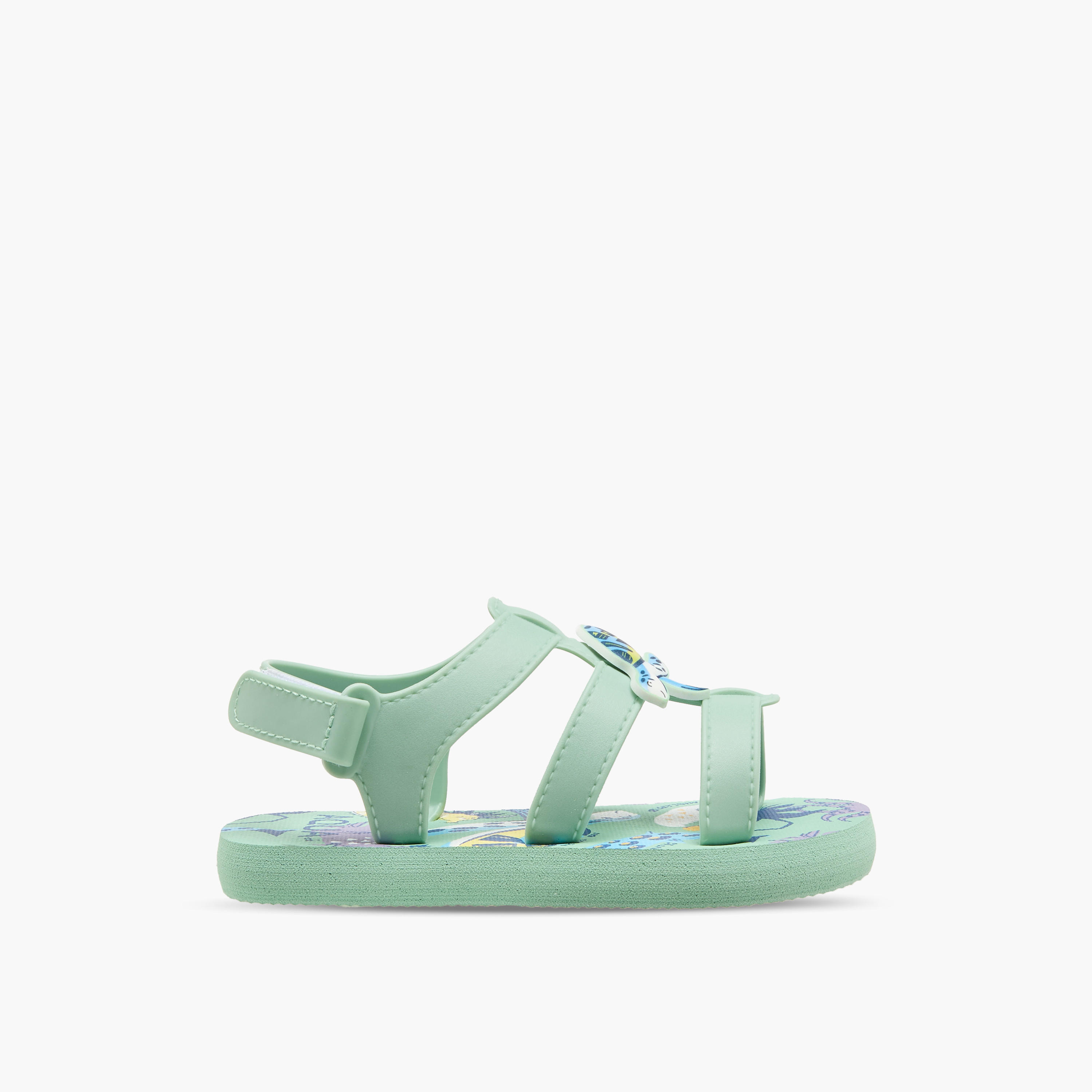 Aqua Boys Marine Print Hook & Loop Strap Sandals-boys-shoes-sandals-image-3