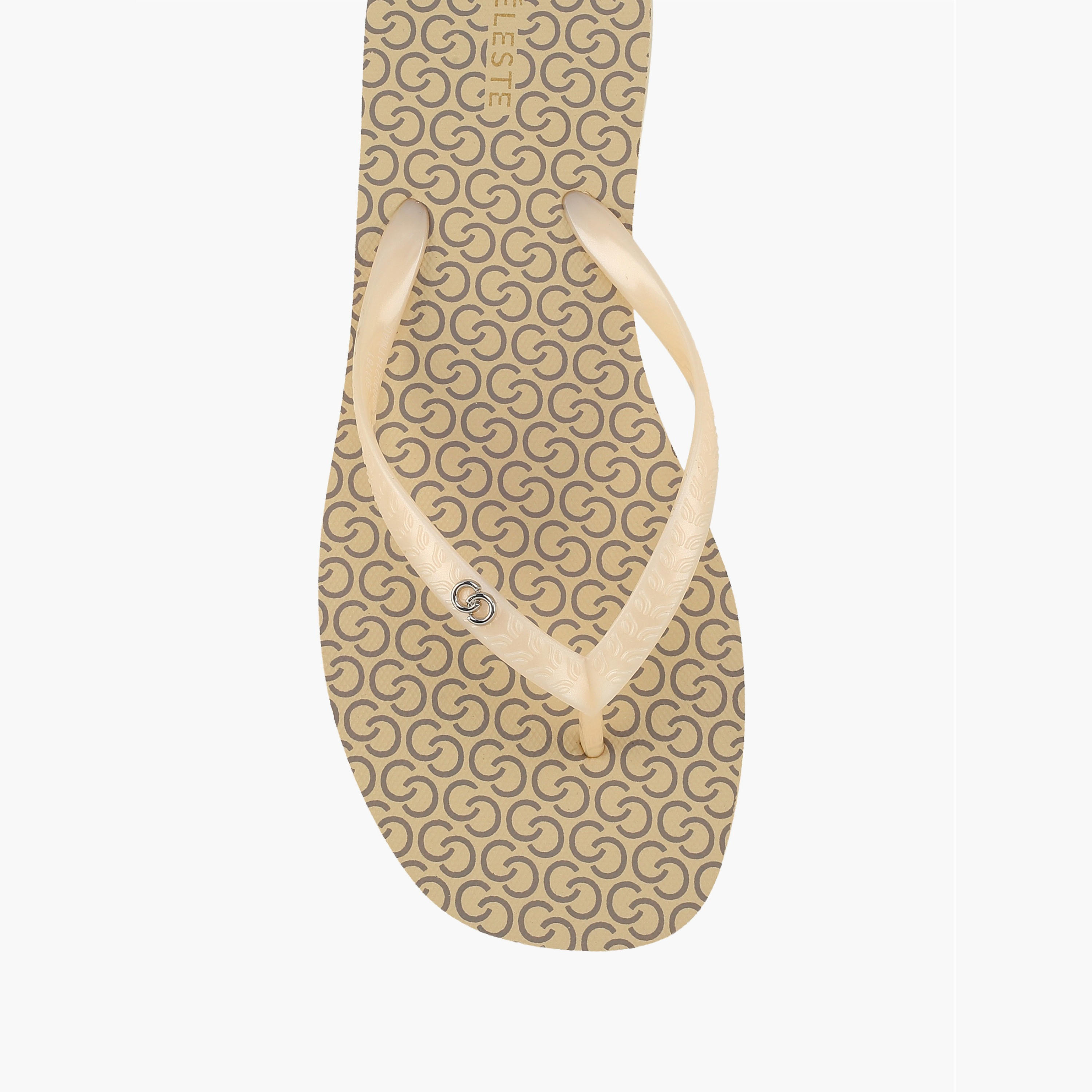Celeste Women Monogram Print Flip Flops-women-shoes-flipflopsandslides-image-3