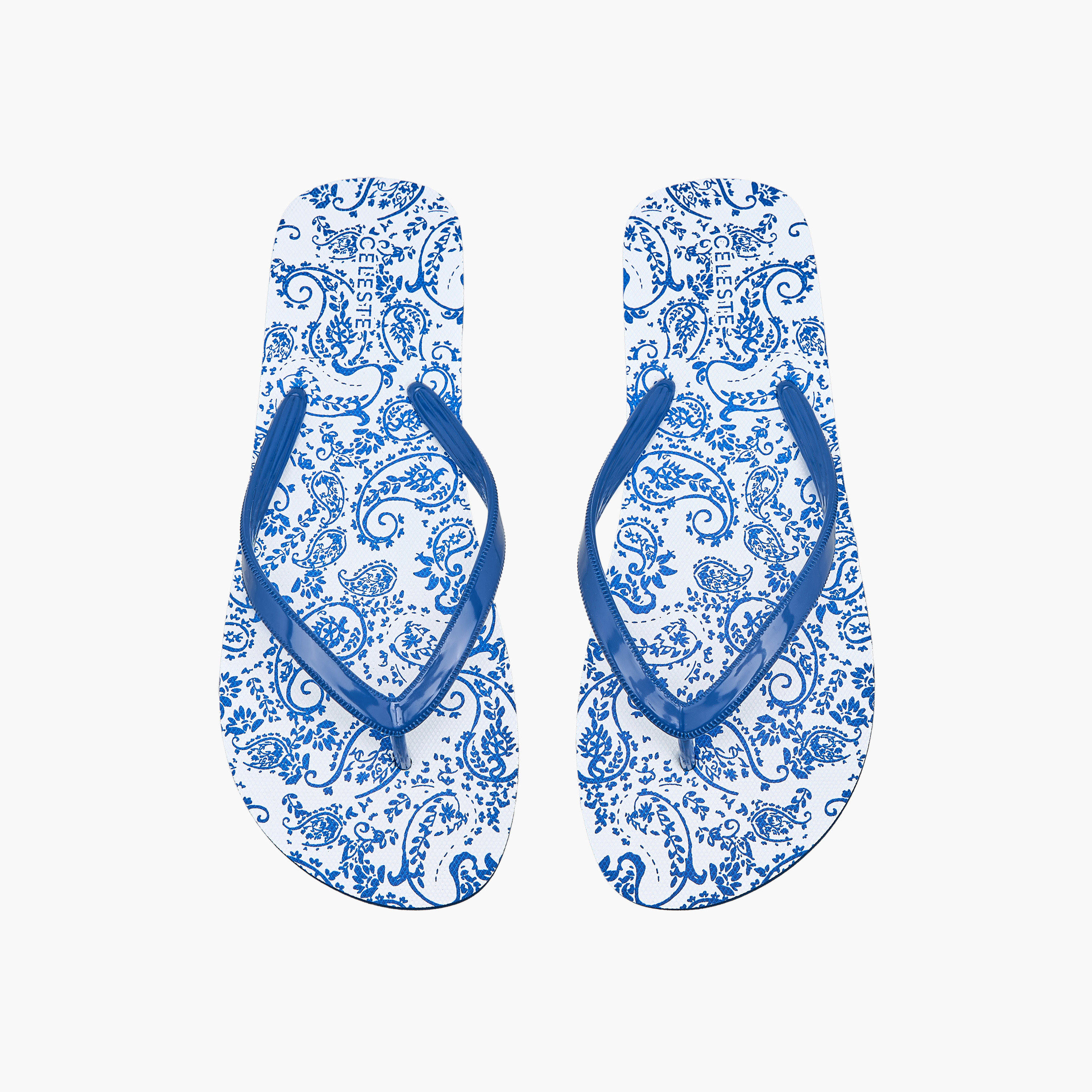 Celeste Women Paisley Print Flip Flops-women-shoes-flipflopsandslides-image-1