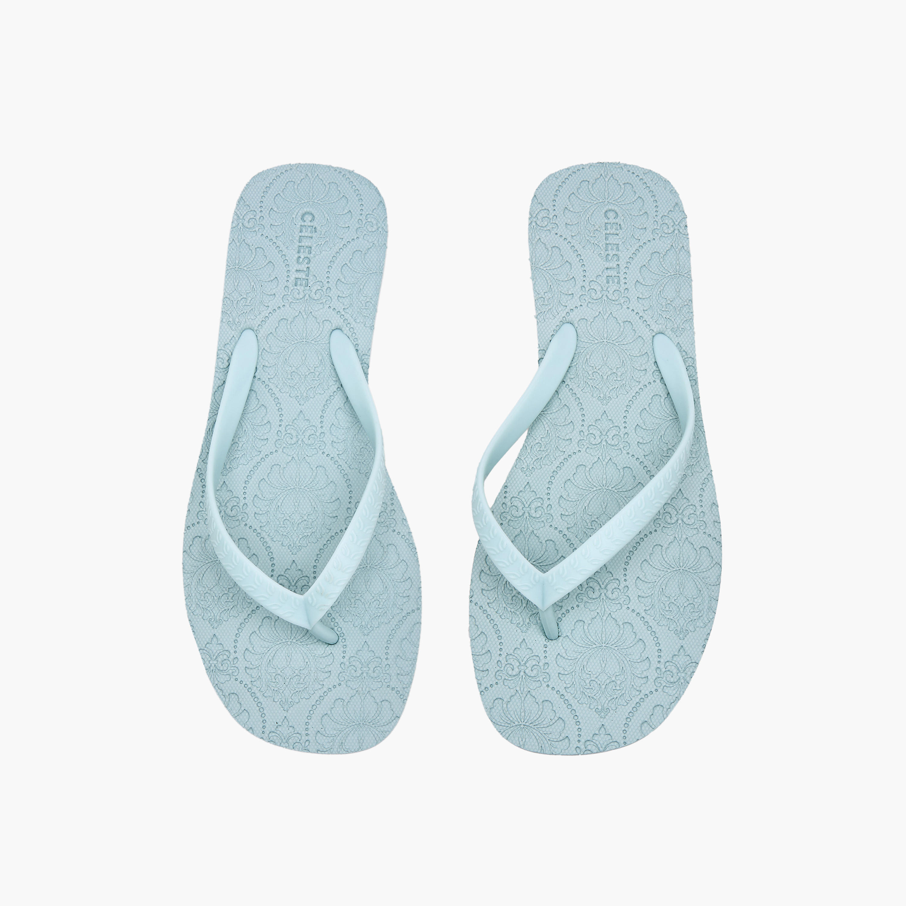 Celeste Women Floral Textured Flip Flops-women-shoes-flipflopsandslides-image-1