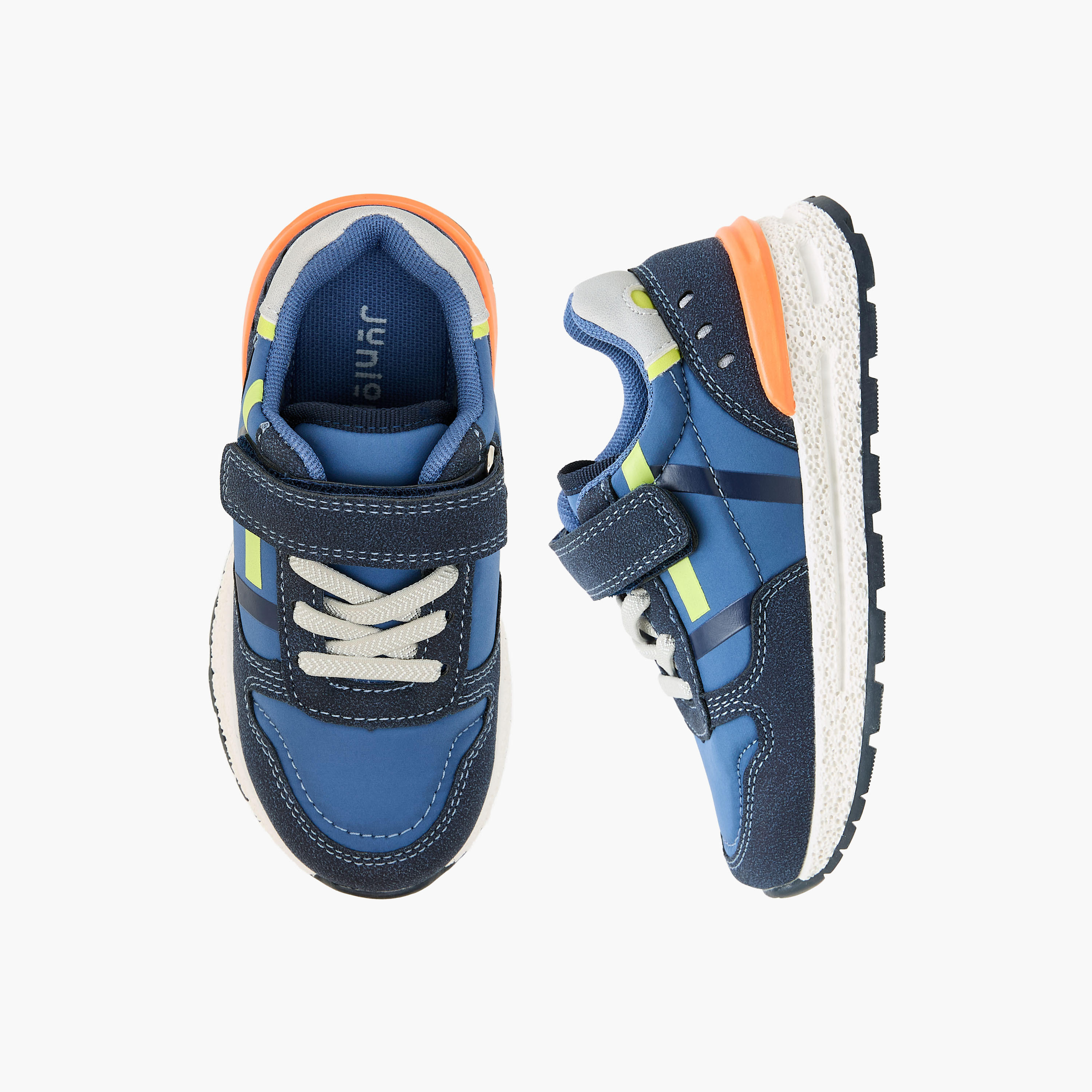Juniors Boys Hook & Loop Ankle Sneakers-boys-shoes-sneakers-image-1