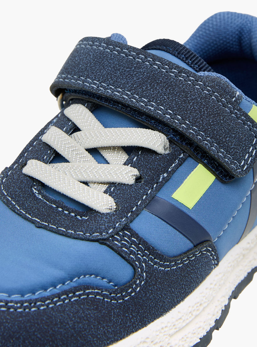 Juniors Boys Hook & Loop Ankle Sneakers-boys-shoes-sneakers-image-4