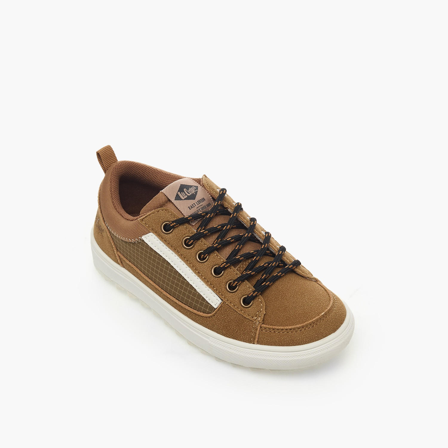 حذاء سنيكرز بارز الملمس طول الكاحل برباط للأولاد من لي كوبر-boys-shoes-sneakers-image-2