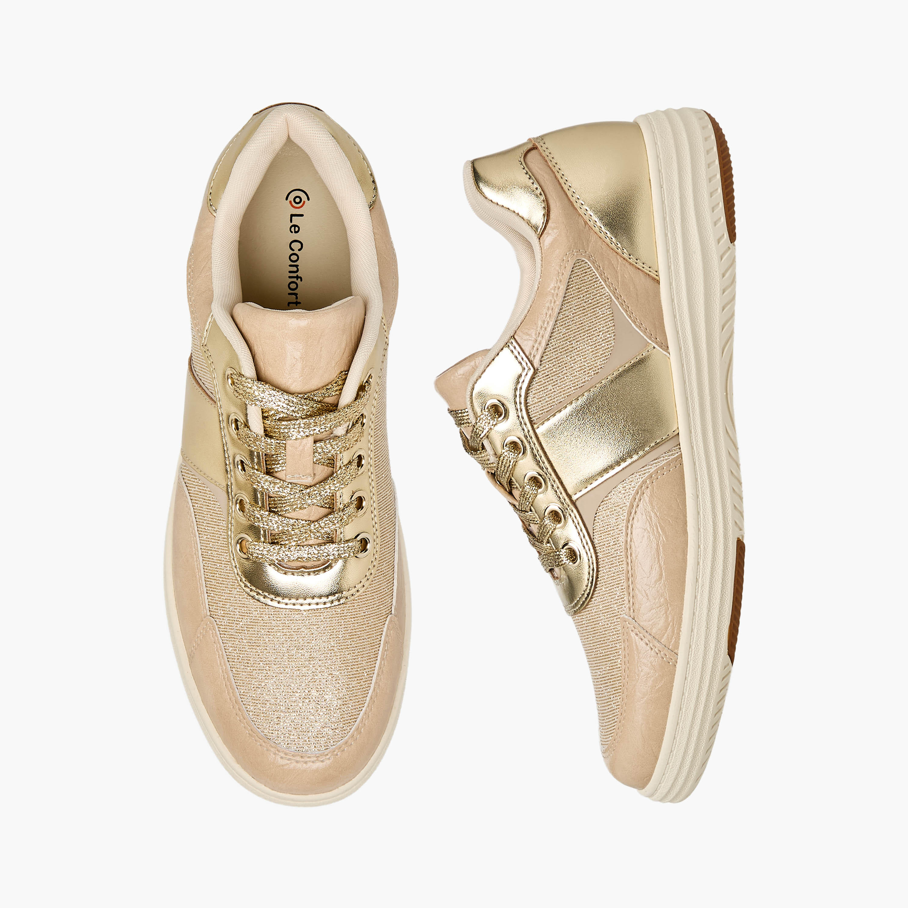 حذاء سنيكرز برباط إغلاق للنساء من لو كونفورت-women-shoes-sneakers-image-1