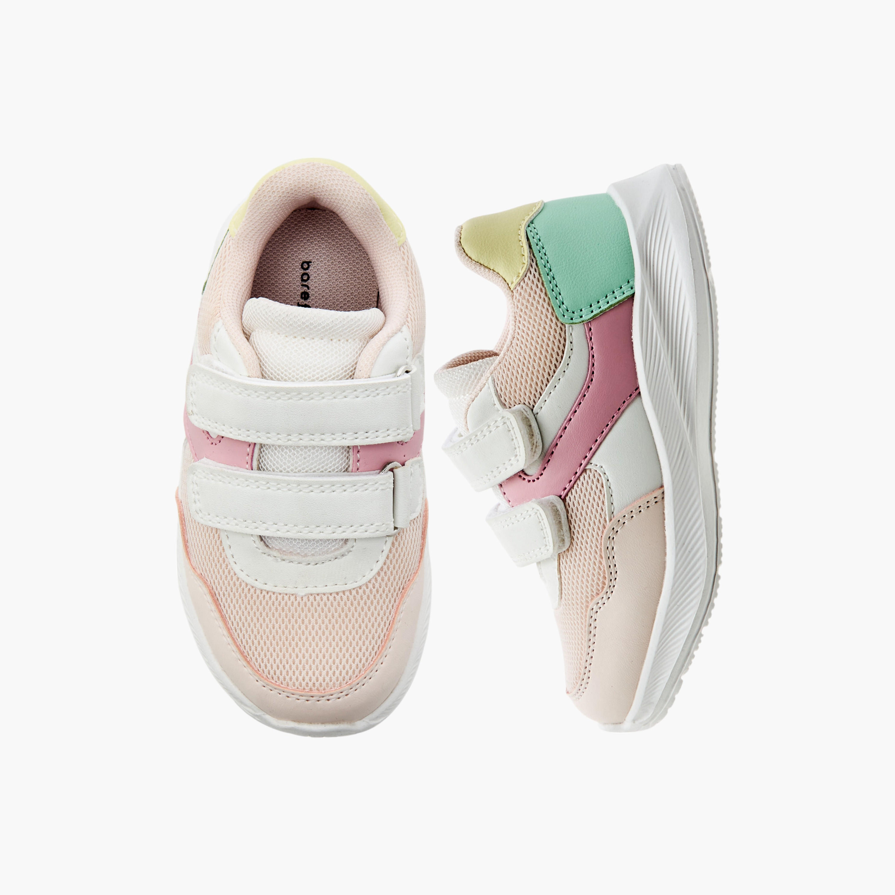 حذاء سنيكرز بطول الكاحل وشريط لاصق من بيرفيت-girls-shoes-sneakers-image-1