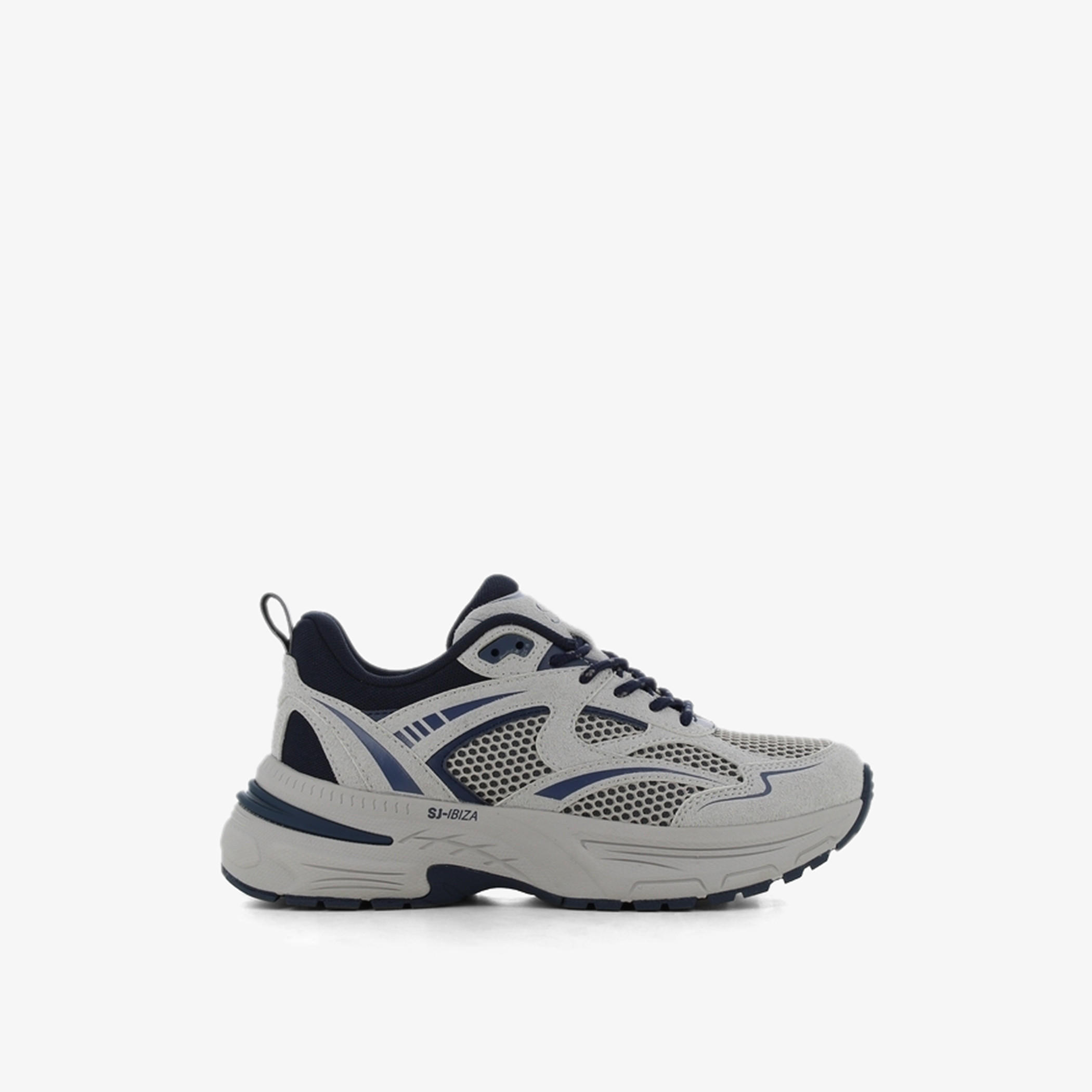 SJ Women's Panelled Lace-Up Low Ankle Sneakers-women-shoes-sneakers-image-2