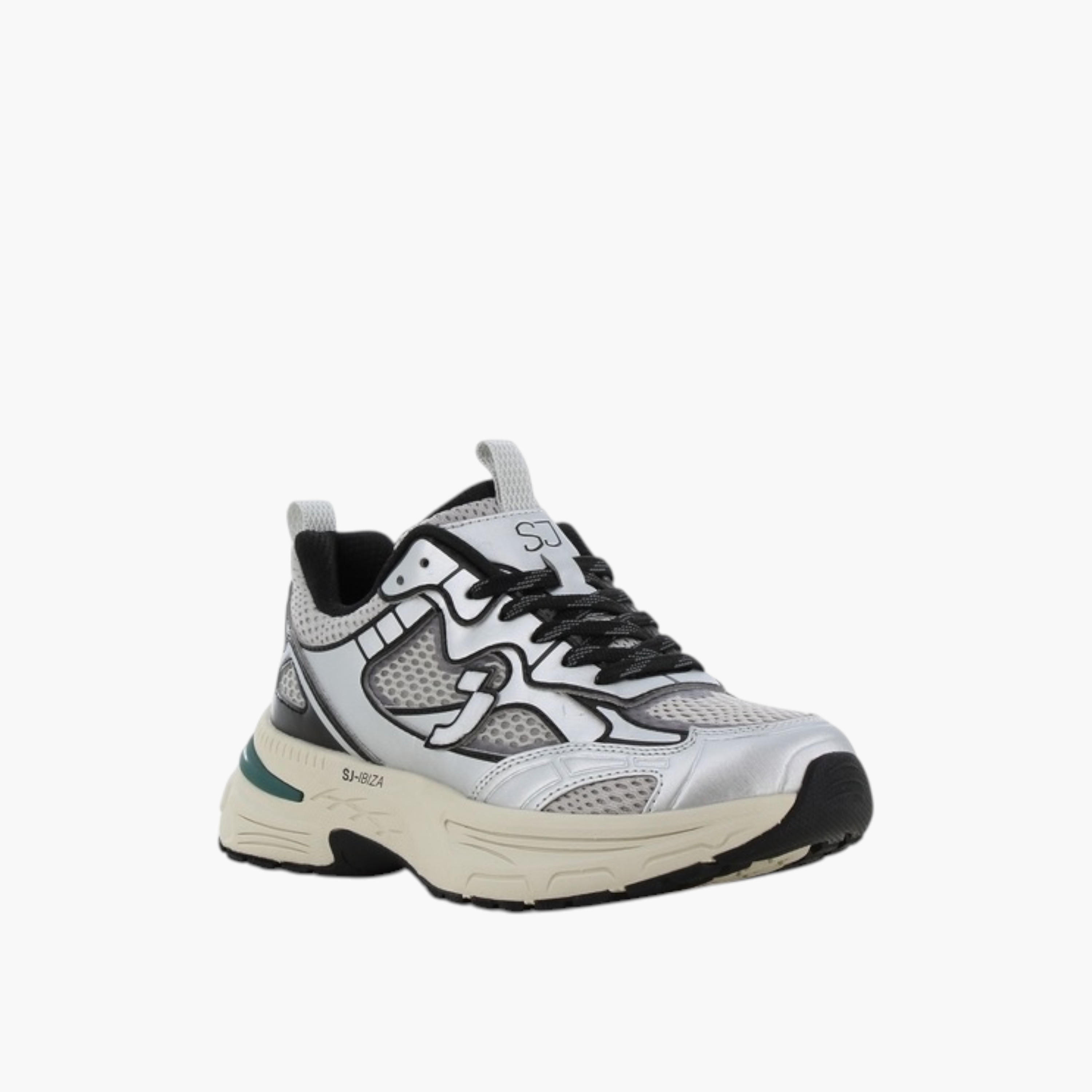 حذاء سنيكرز بألواح ورباط للنساء من إس جيه-women-shoes-sneakers-image-1