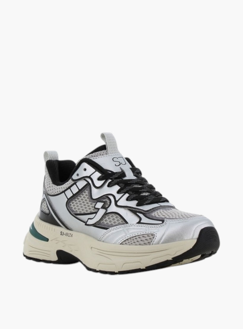 حذاء سنيكرز بألواح ورباط للنساء من إس جيه-women-shoes-sneakers-image-1