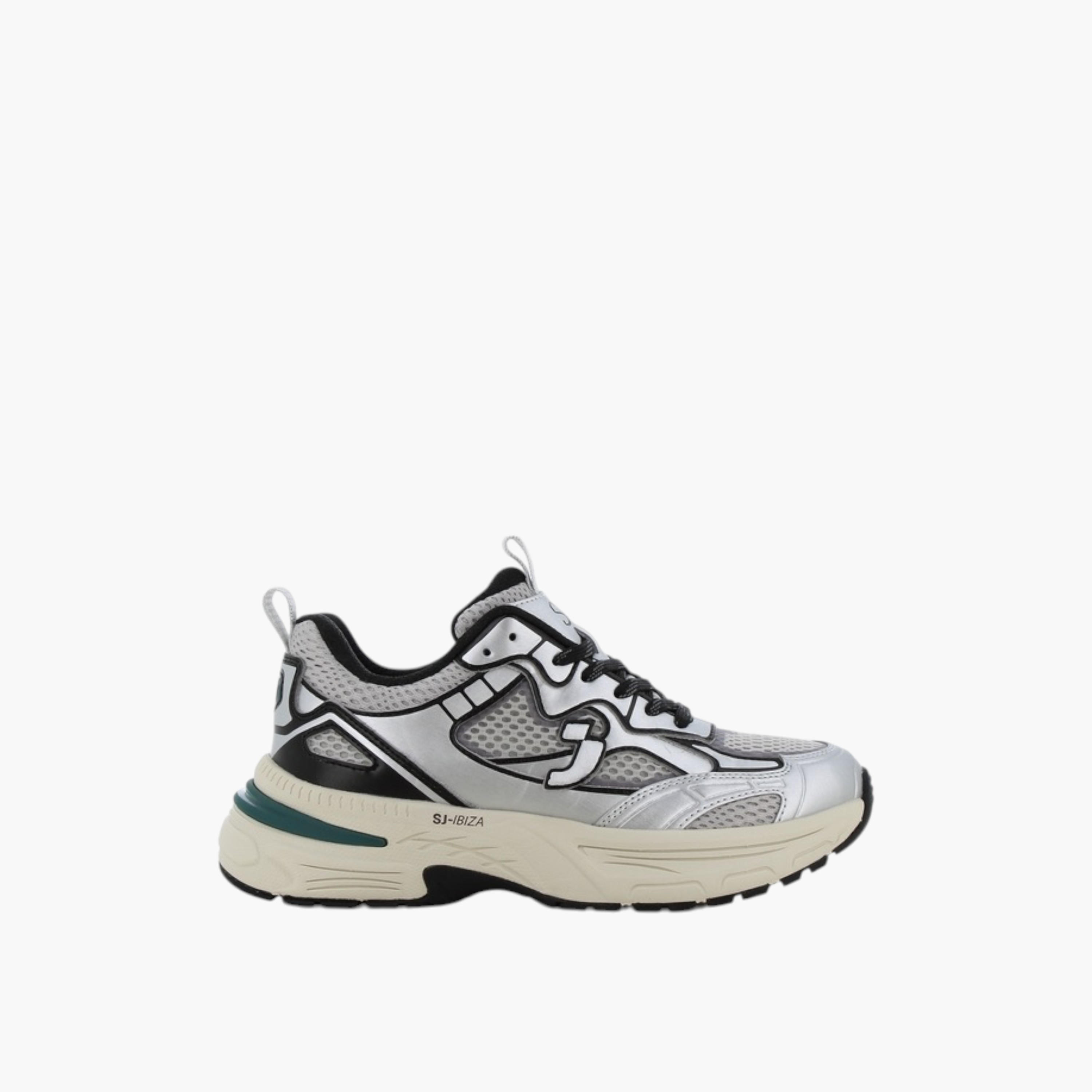 حذاء سنيكرز بألواح ورباط للنساء من إس جيه-women-shoes-sneakers-image-2