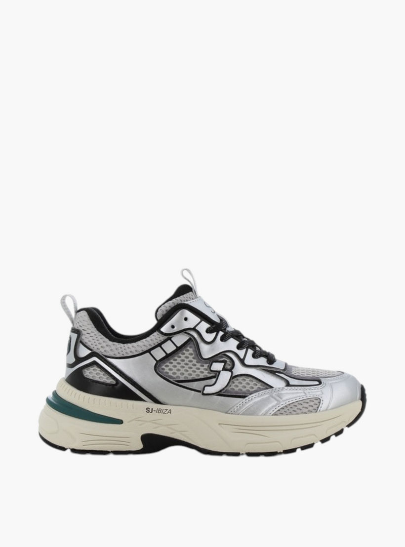 حذاء سنيكرز بألواح ورباط للنساء من إس جيه-women-shoes-sneakers-image-2