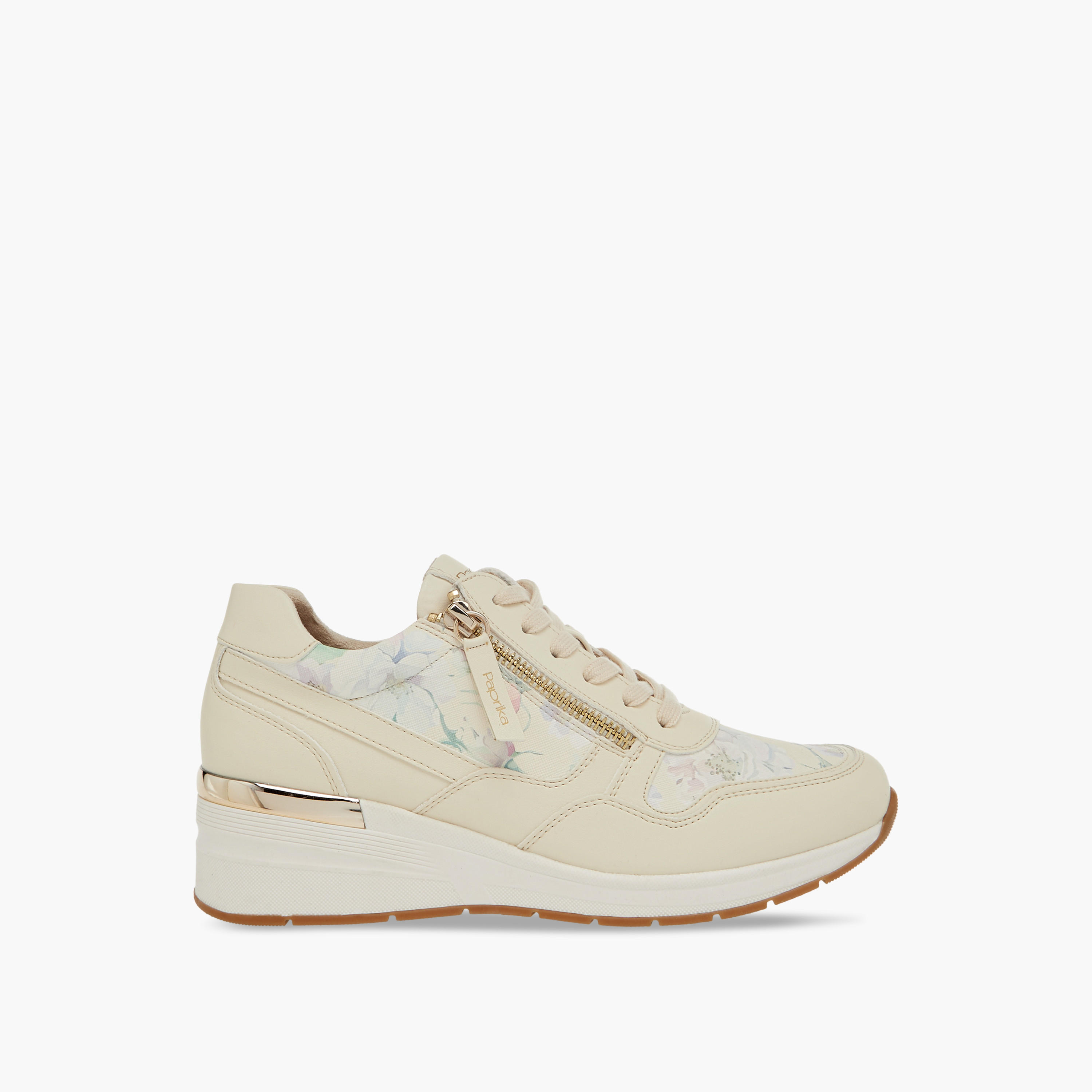 Paprika Floral Print Sneakers with Lace-Up Closure-women-shoes-sneakers-image-3