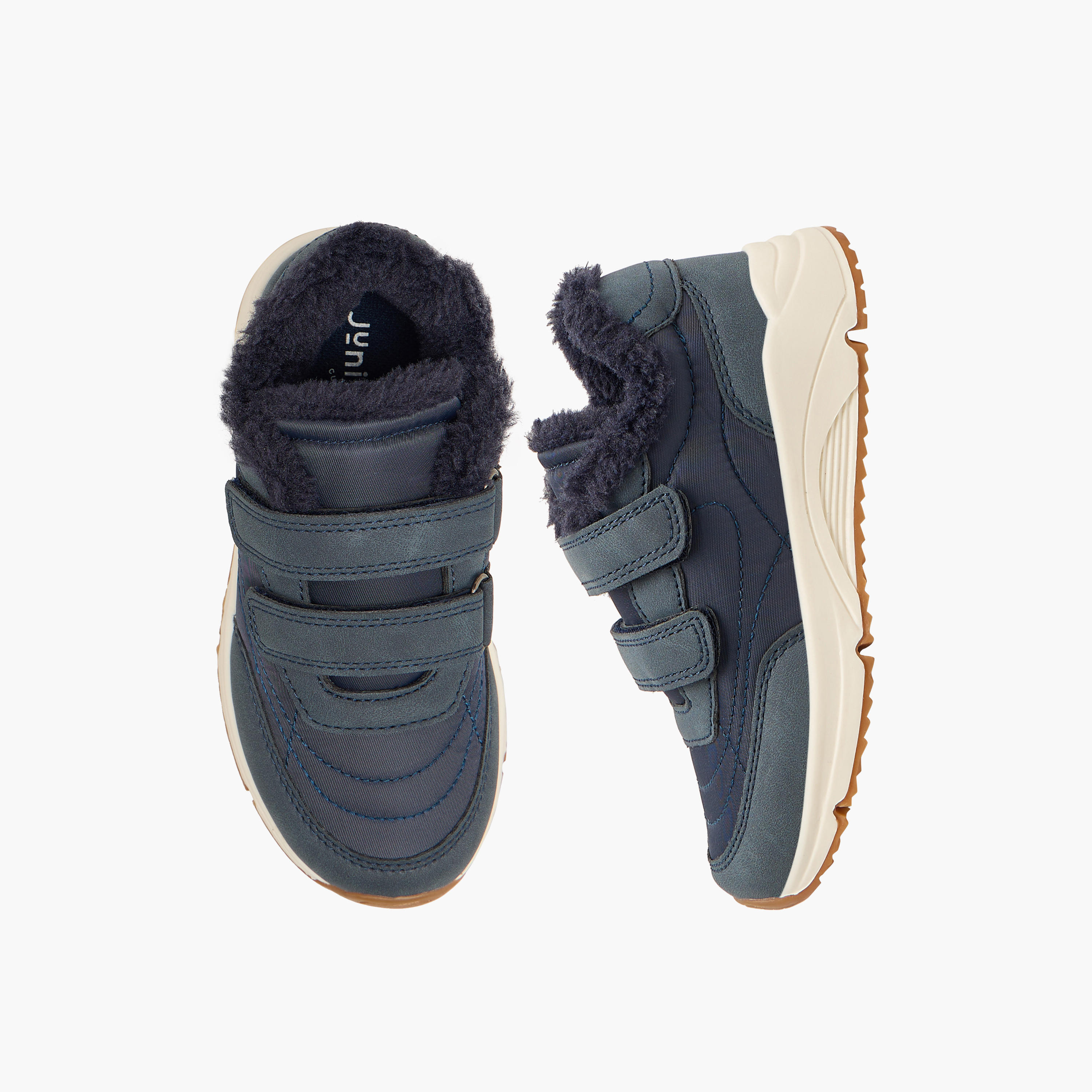 Juniors Boys Hook & Loop Ankle Sneakers-boys-shoes-sneakers-image-1