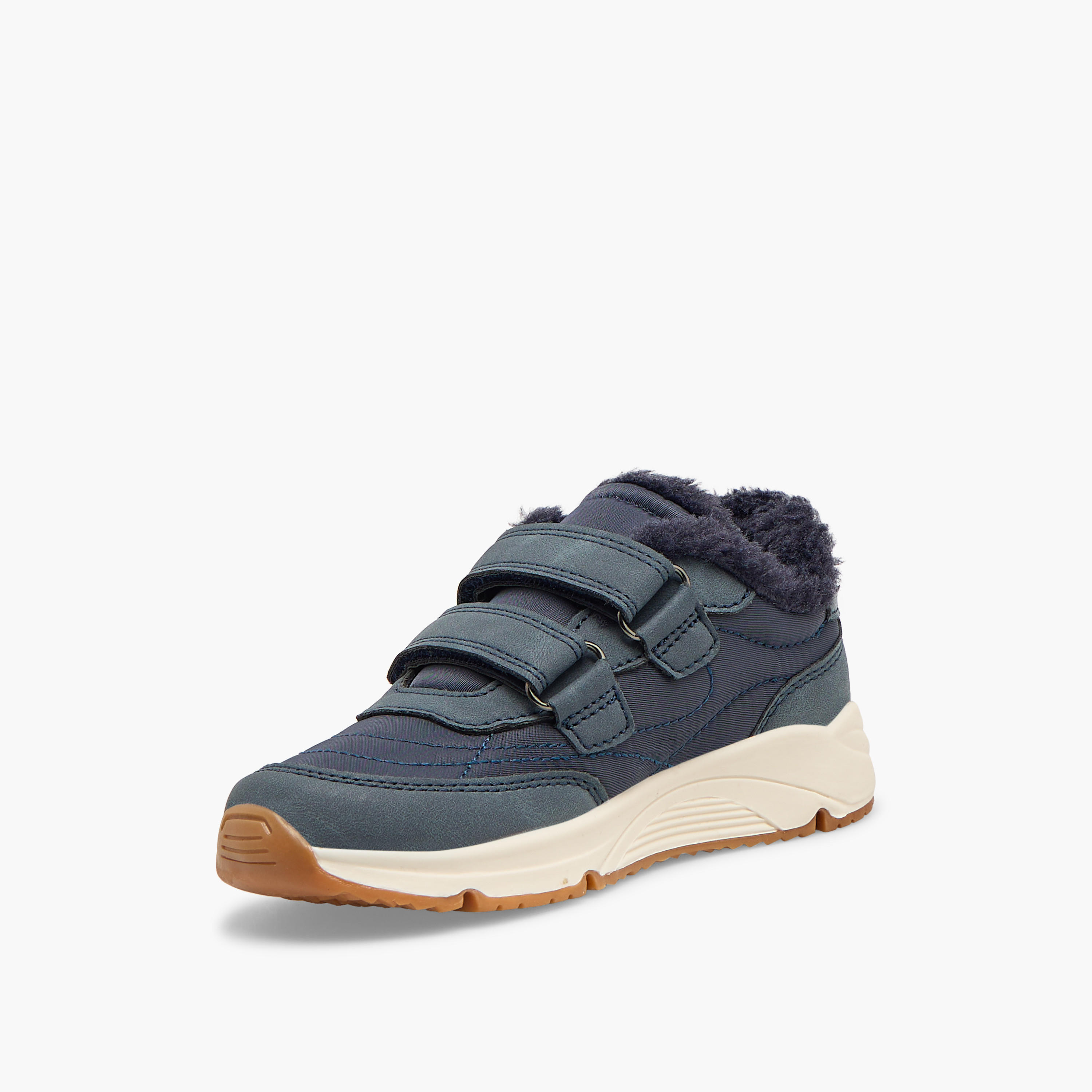Juniors Boys Hook & Loop Ankle Sneakers-boys-shoes-sneakers-image-4