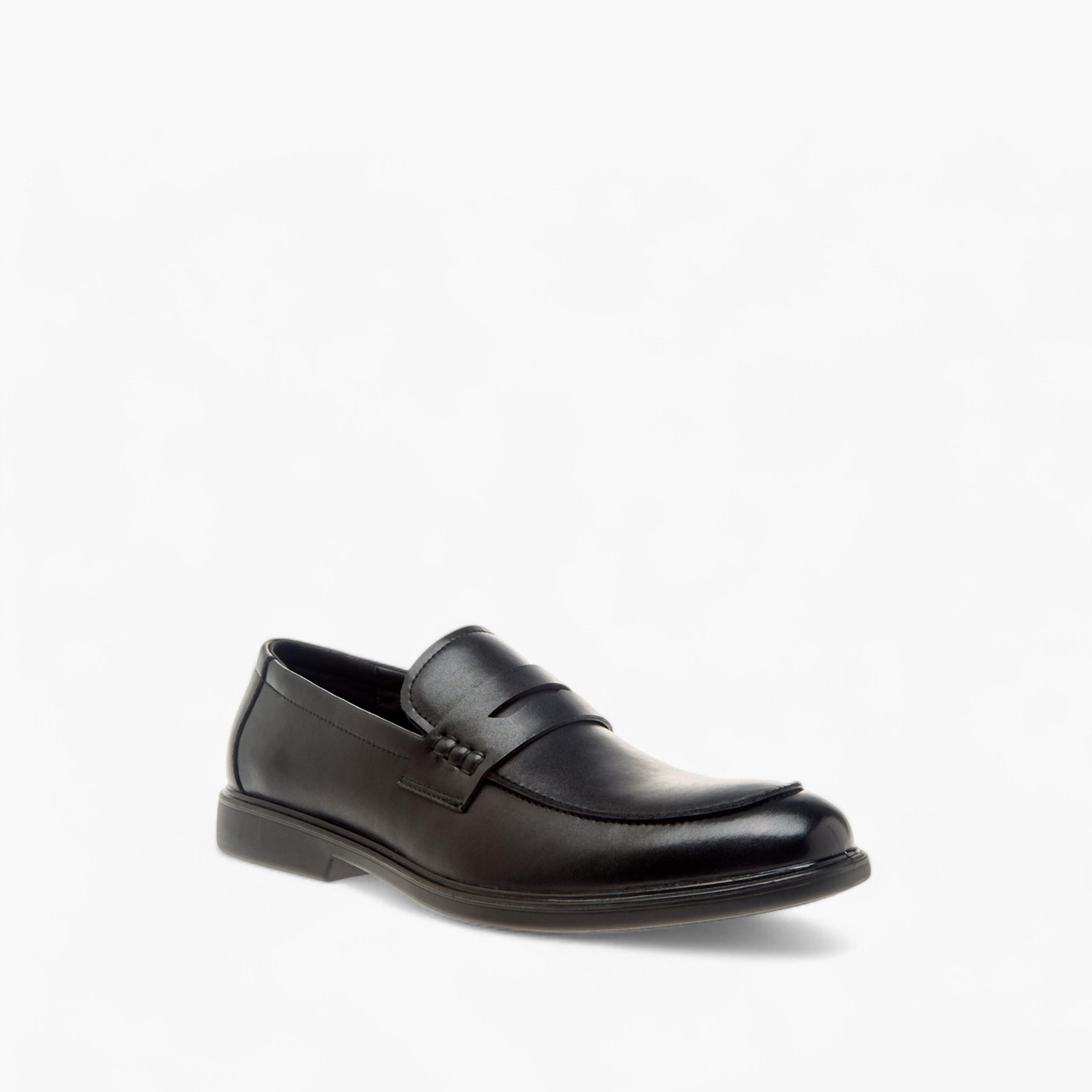 LBL By Shoexpress Textured Slip-On Loafers-men-shoes-loafersandmoccasins-image-2