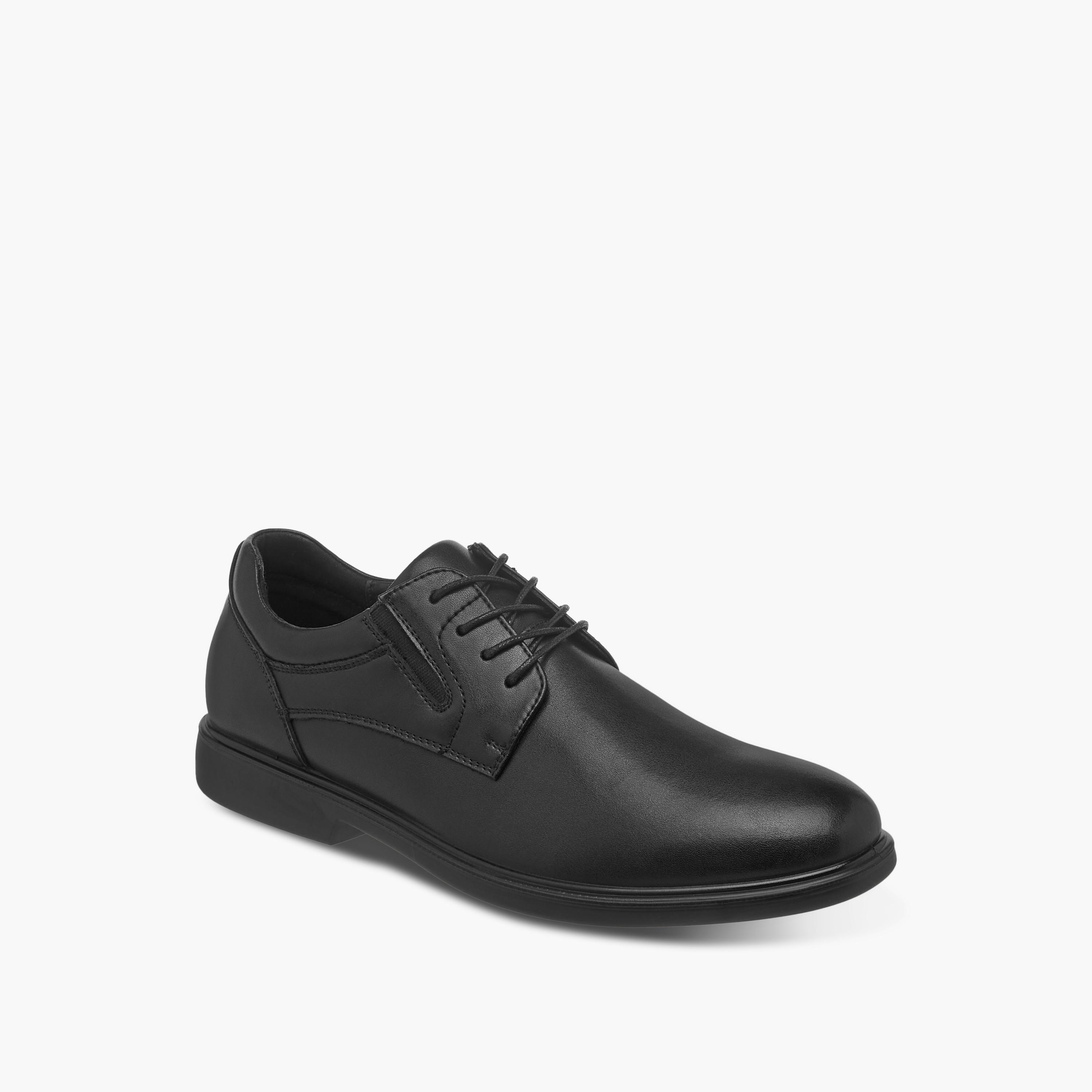LBL by Shoexpress Textured Lace-Up Derby Shoes-men-shoes-formalshoes-image-2