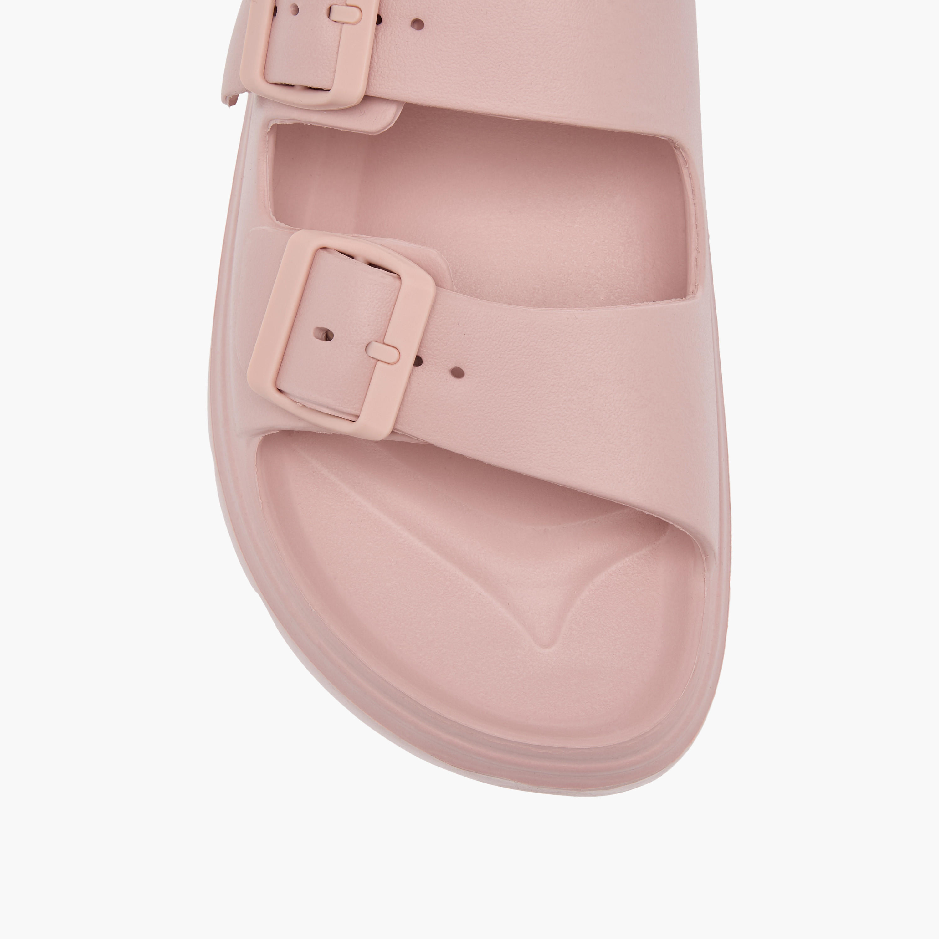 Celeste Women's Buckle Accent Slide Slippers with Slip-On Closure-women-shoes-flipflopsandslides-image-3