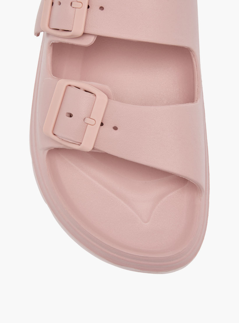 Celeste Women's Buckle Accent Slide Slippers with Slip-On Closure-women-shoes-flipflopsandslides-image-3