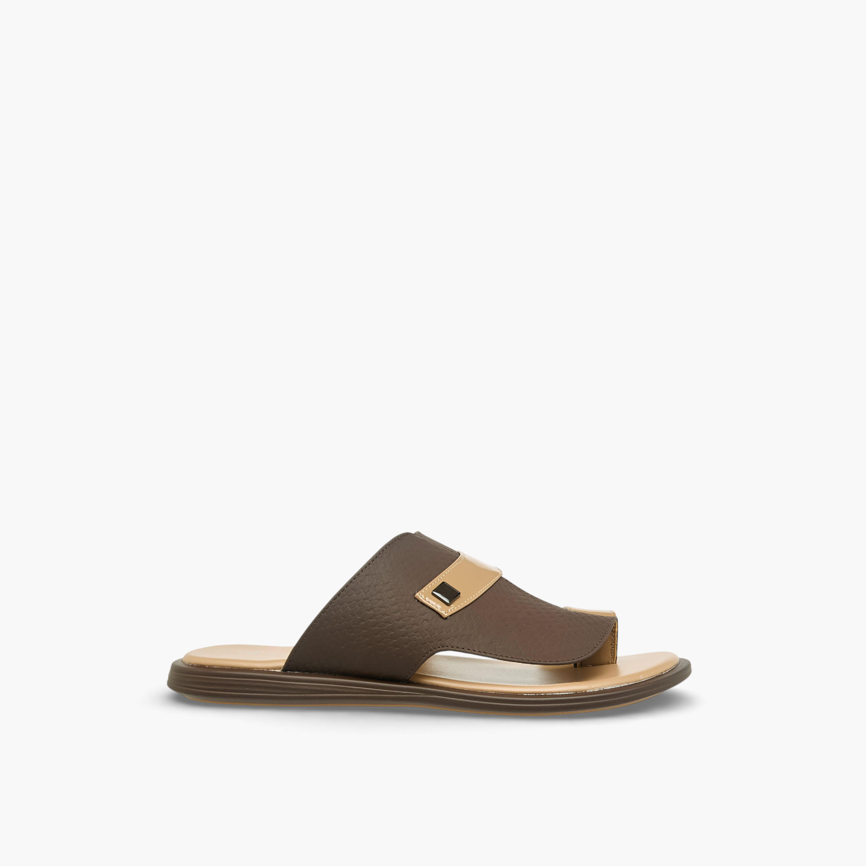 Al Waha Men Toe Loop Detail Arabic Sandals-men-shoes-sandals-image-3