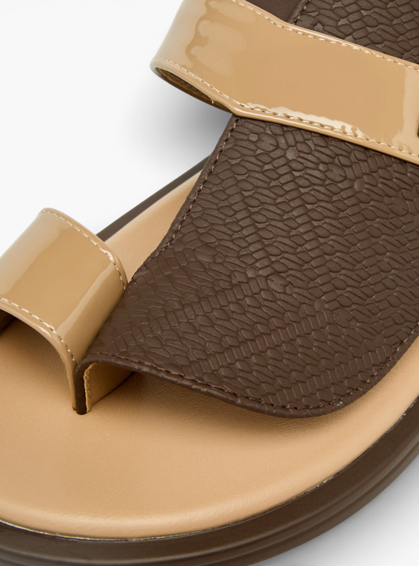 Al Waha Men Toe Loop Detail Arabic Sandals-men-shoes-sandals-image-4