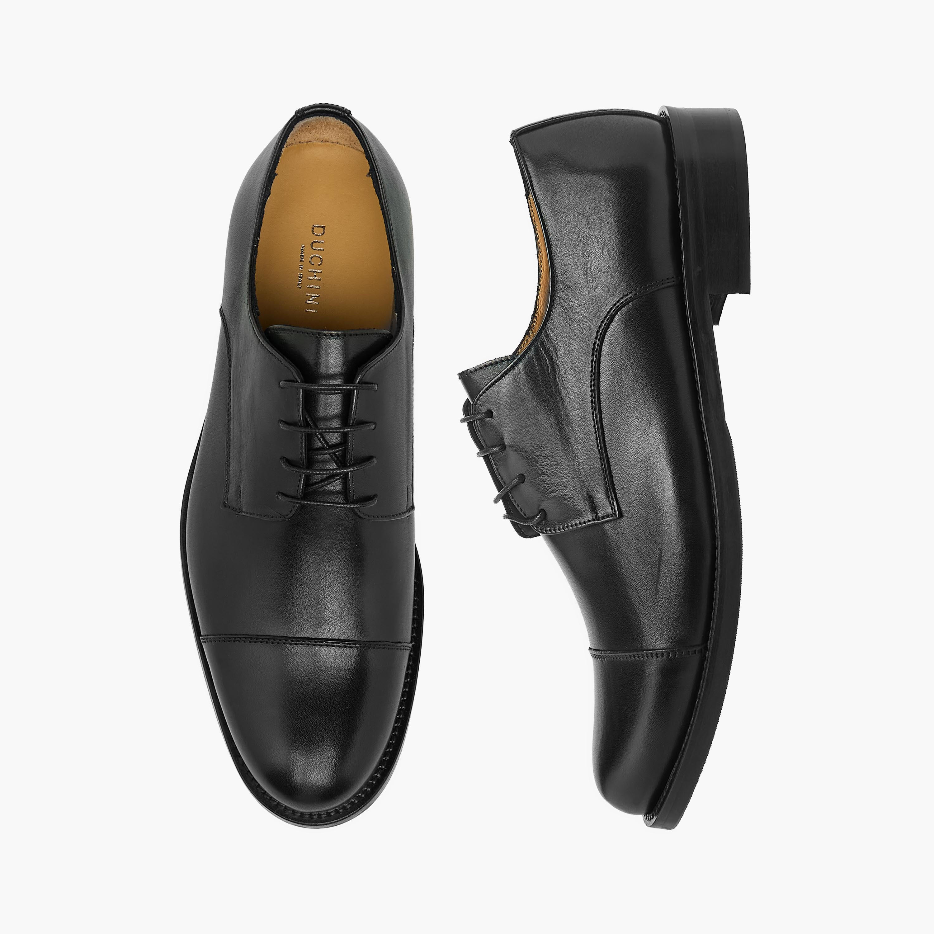 Duchini Men Genuine Leather Lace-Up Derby Shoes-men-shoes-formalshoes-image-1