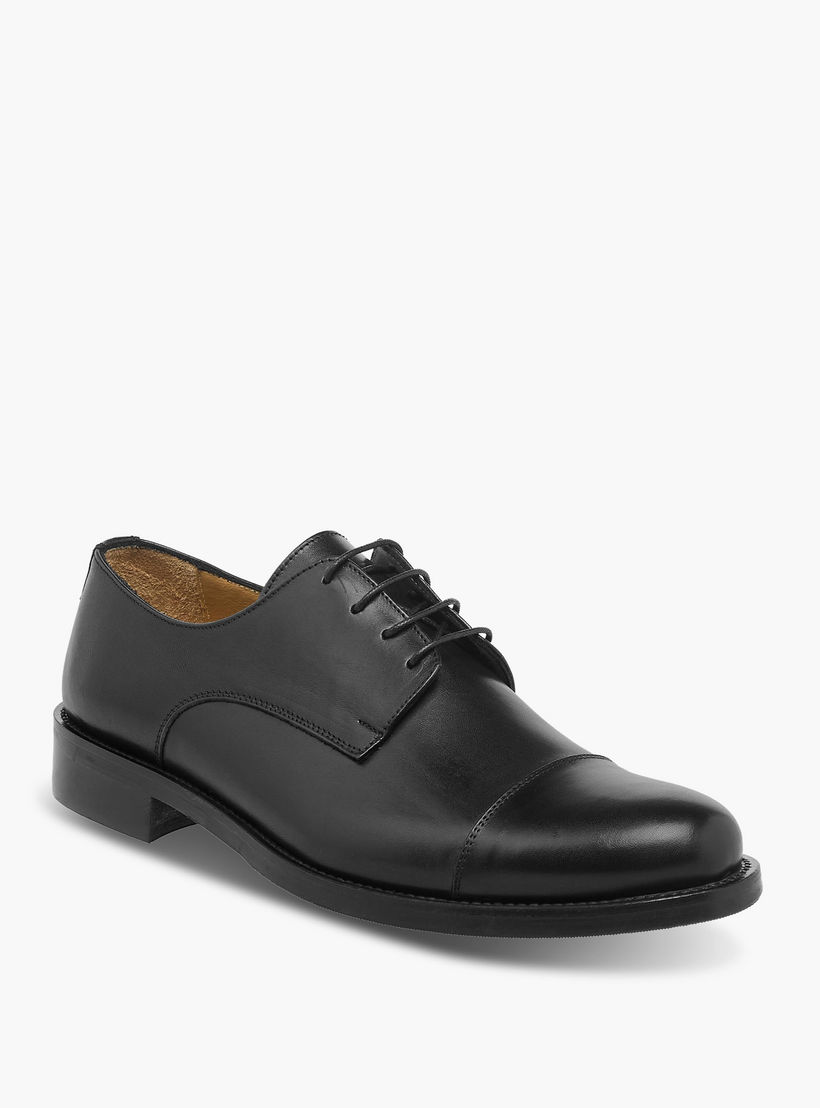 Duchini Men Genuine Leather Lace-Up Derby Shoes-men-shoes-formalshoes-image-2
