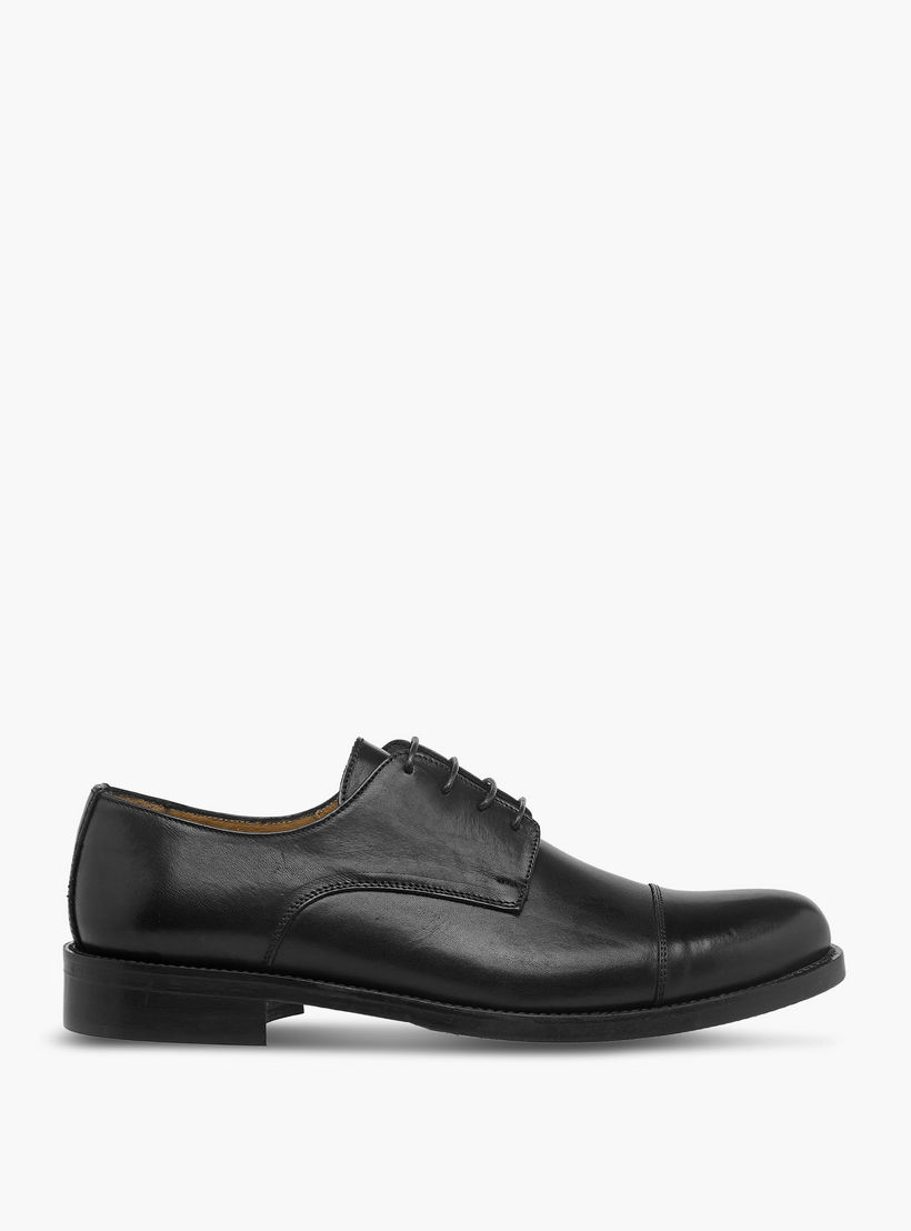 Duchini Men Genuine Leather Lace-Up Derby Shoes-men-shoes-formalshoes-image-3