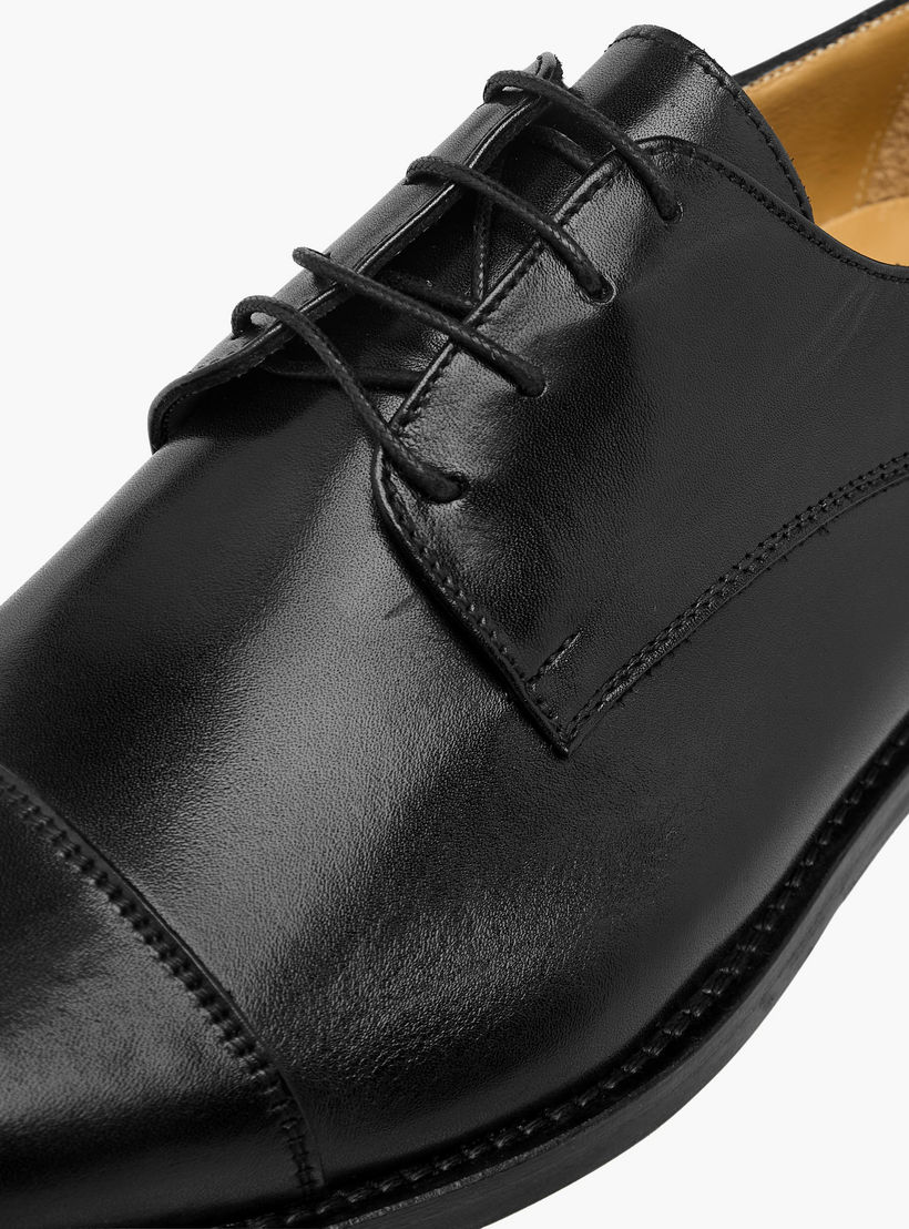 Duchini Men Genuine Leather Lace-Up Derby Shoes-men-shoes-formalshoes-image-4