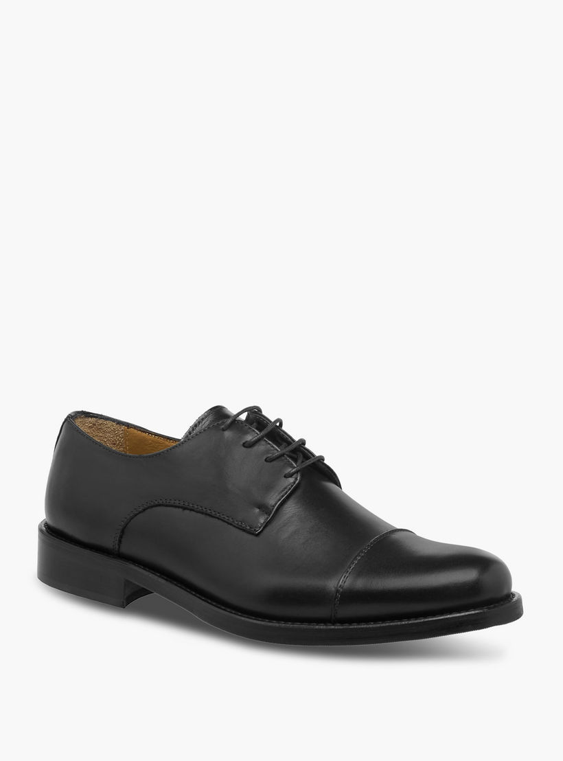Duchini Men Genuine Leather Lace-Up Derby Shoes-men-shoes-formalshoes-image-2