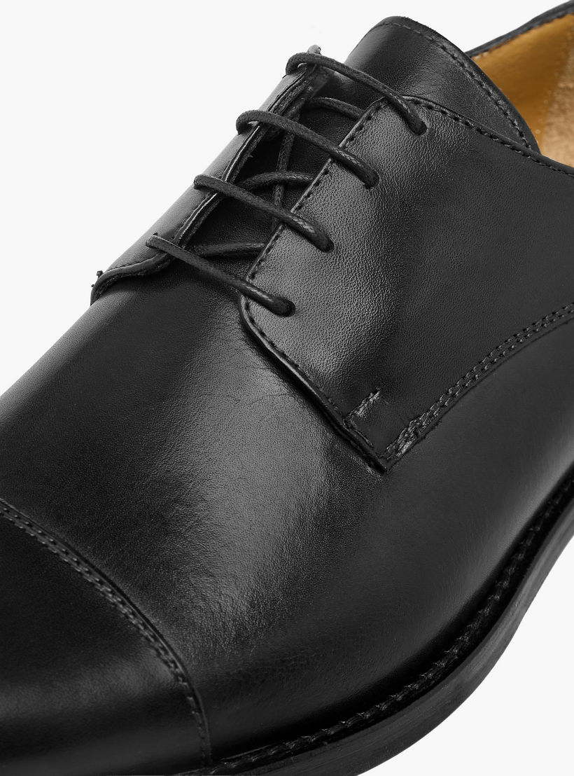Duchini Men Genuine Leather Lace-Up Derby Shoes-men-shoes-formalshoes-image-4
