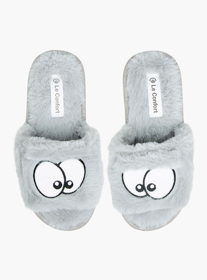 Le Confort Embroidered Bedroom Slides-women-shoes-bedroomslippers-image-1
