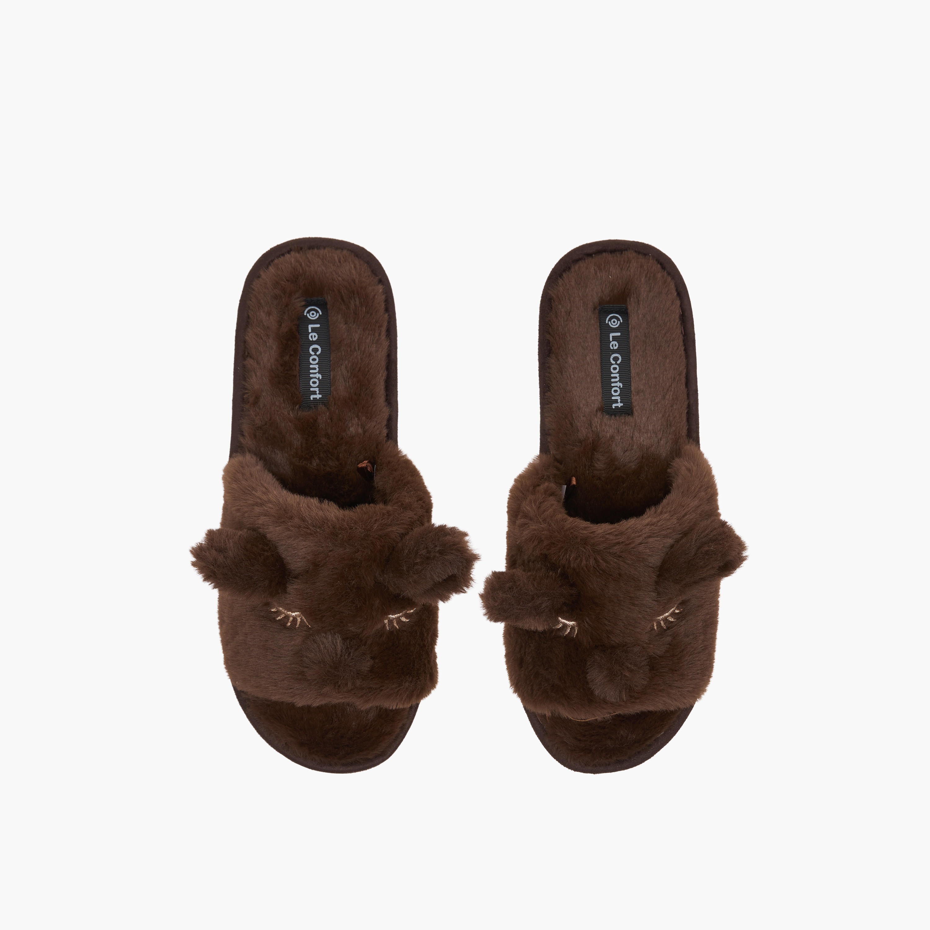 Le Confort Ear Applique Detail Bedroom Slides-women-shoes-bedroomslippers-image-1