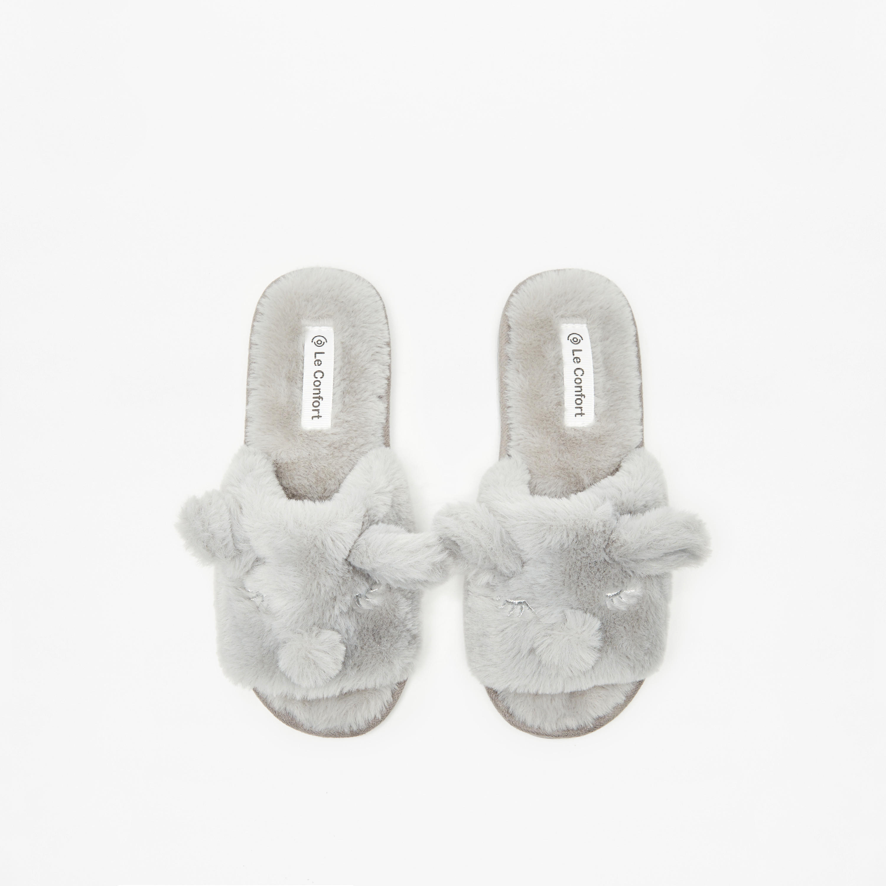 Le Confort Ear Applique Detail Bedroom Slides-women-shoes-bedroomslippers-image-1