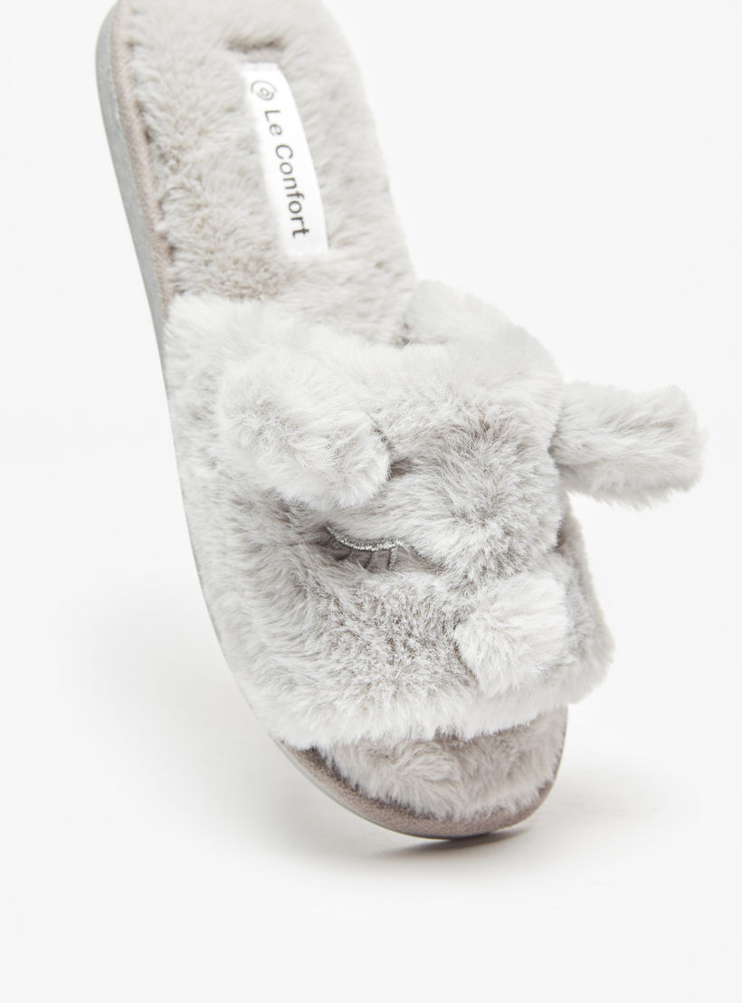 Le Confort Ear Applique Detail Bedroom Slides-women-shoes-bedroomslippers-image-4