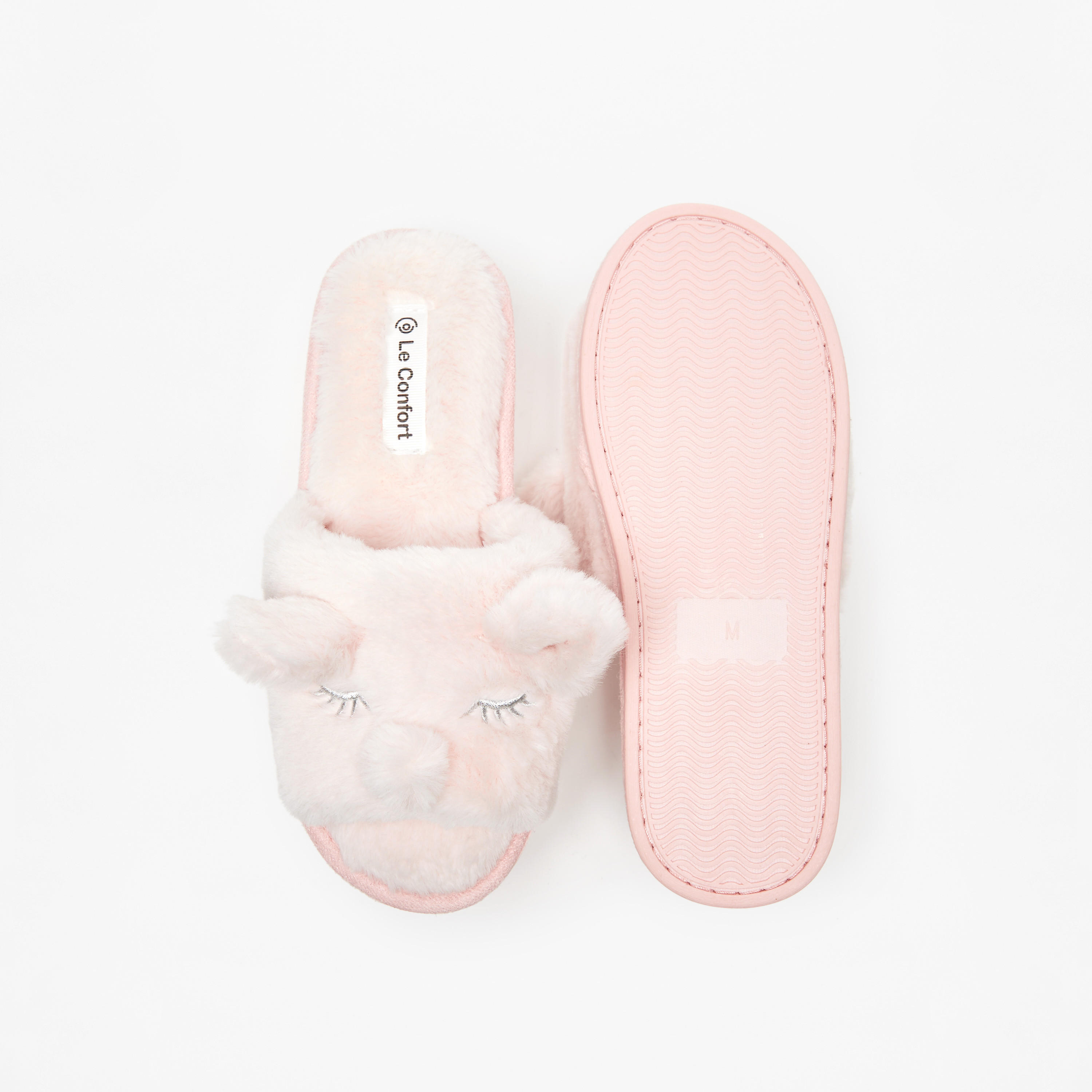 Le Confort Ear Applique Detail Bedroom Slides-women-shoes-bedroomslippers-image-5