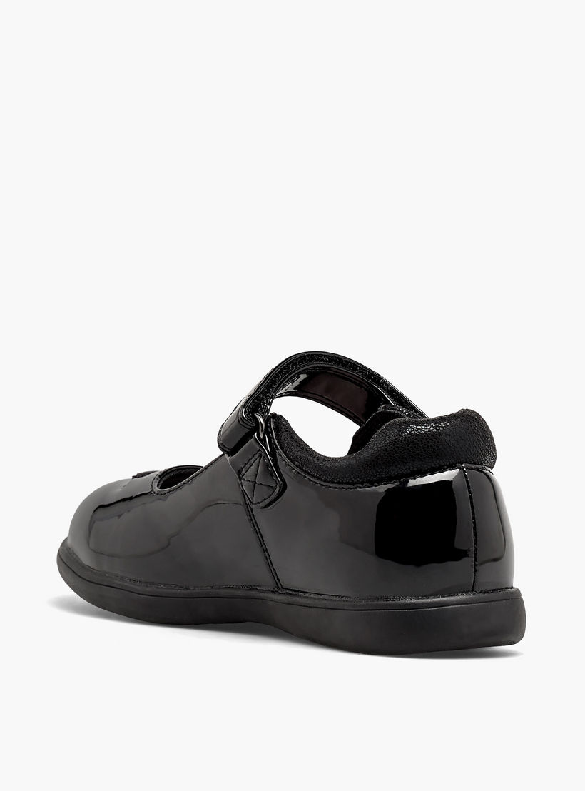 Juniors Girls Butterfly Accent Hook & Loop School Shoes-girls-shoes-schoolshoes-image-5