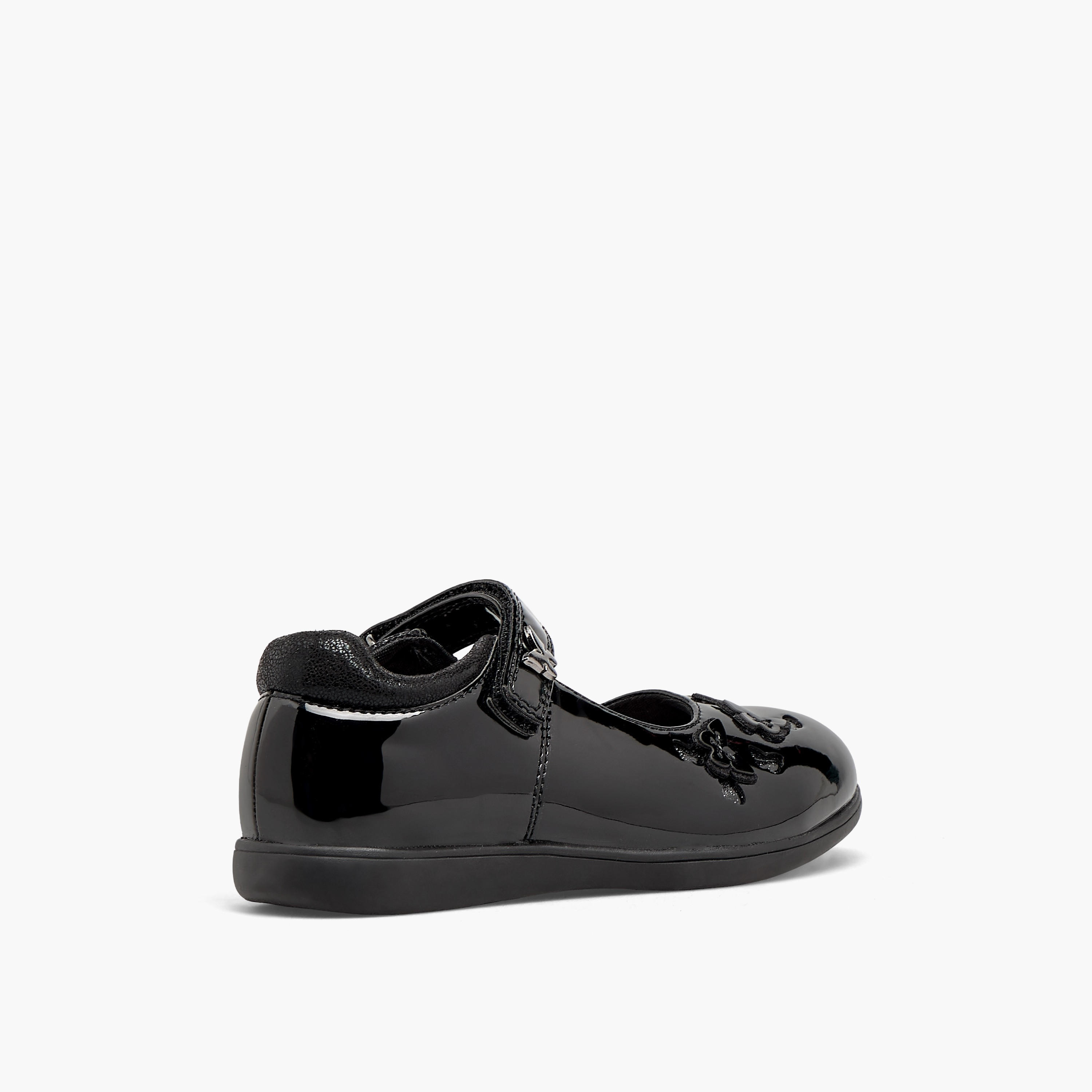 Juniors Girls Butterfly Accent Hook & Loop School Shoes-girls-shoes-schoolshoes-image-6